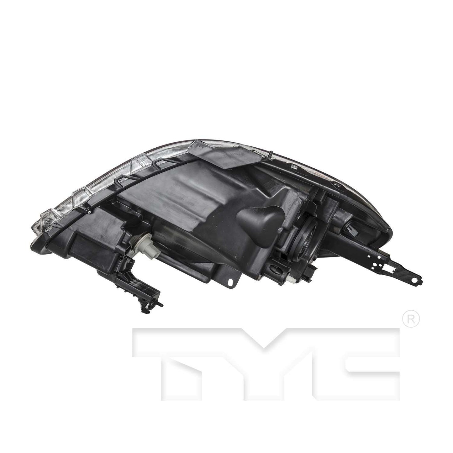 Bottom View of Left Headlight Assembly TYC 20-9220-00