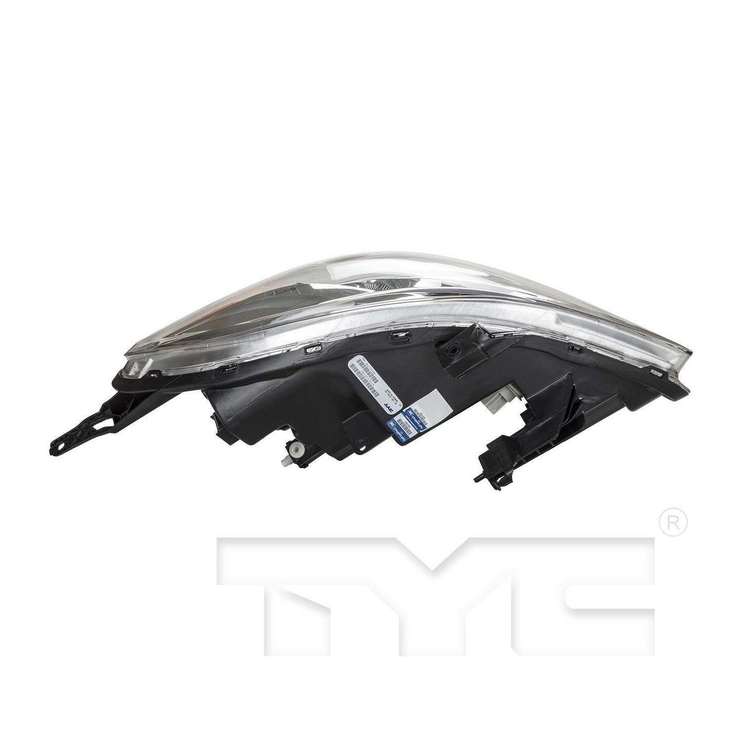 Top View of Left Headlight Assembly TYC 20-9220-00