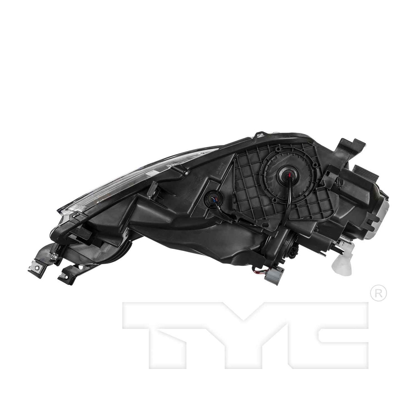 Bottom View of Left Headlight Assembly TYC 20-9236-00