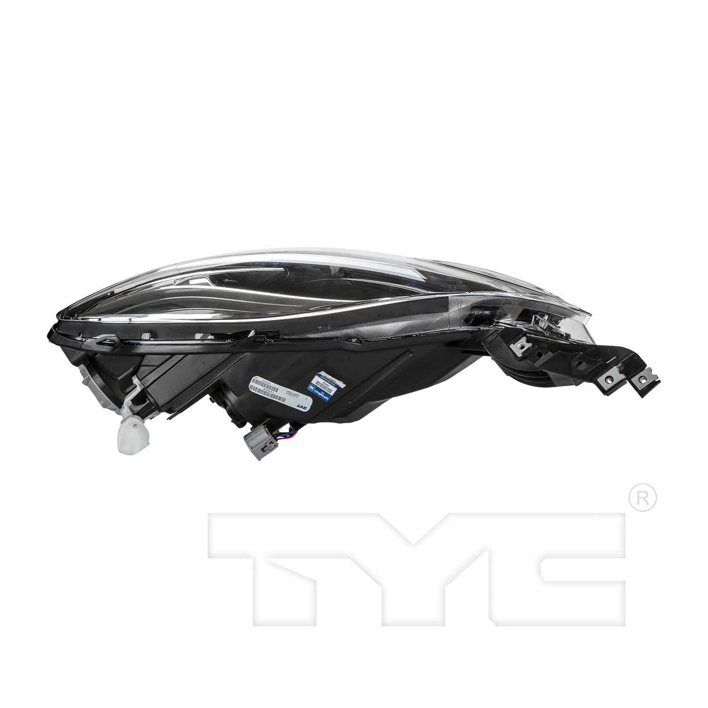 Top View of Left Headlight Assembly TYC 20-9236-00