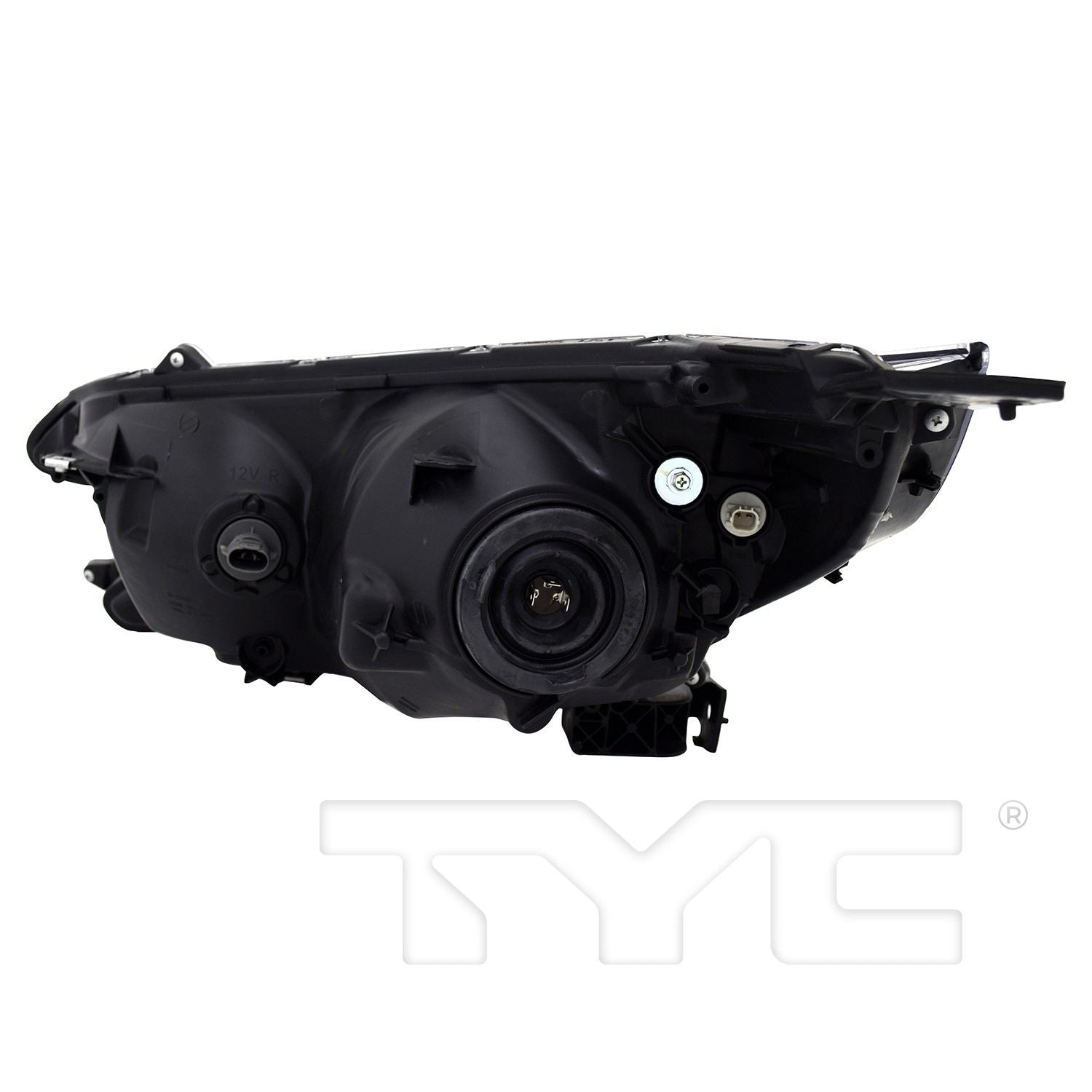 Back View of Right Headlight Assembly TYC 20-9243-00-9