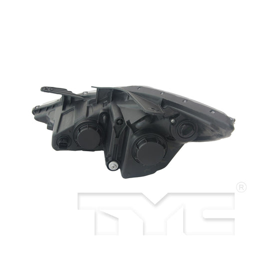 Back View of Right Headlight Assembly TYC 20-9255-00-9