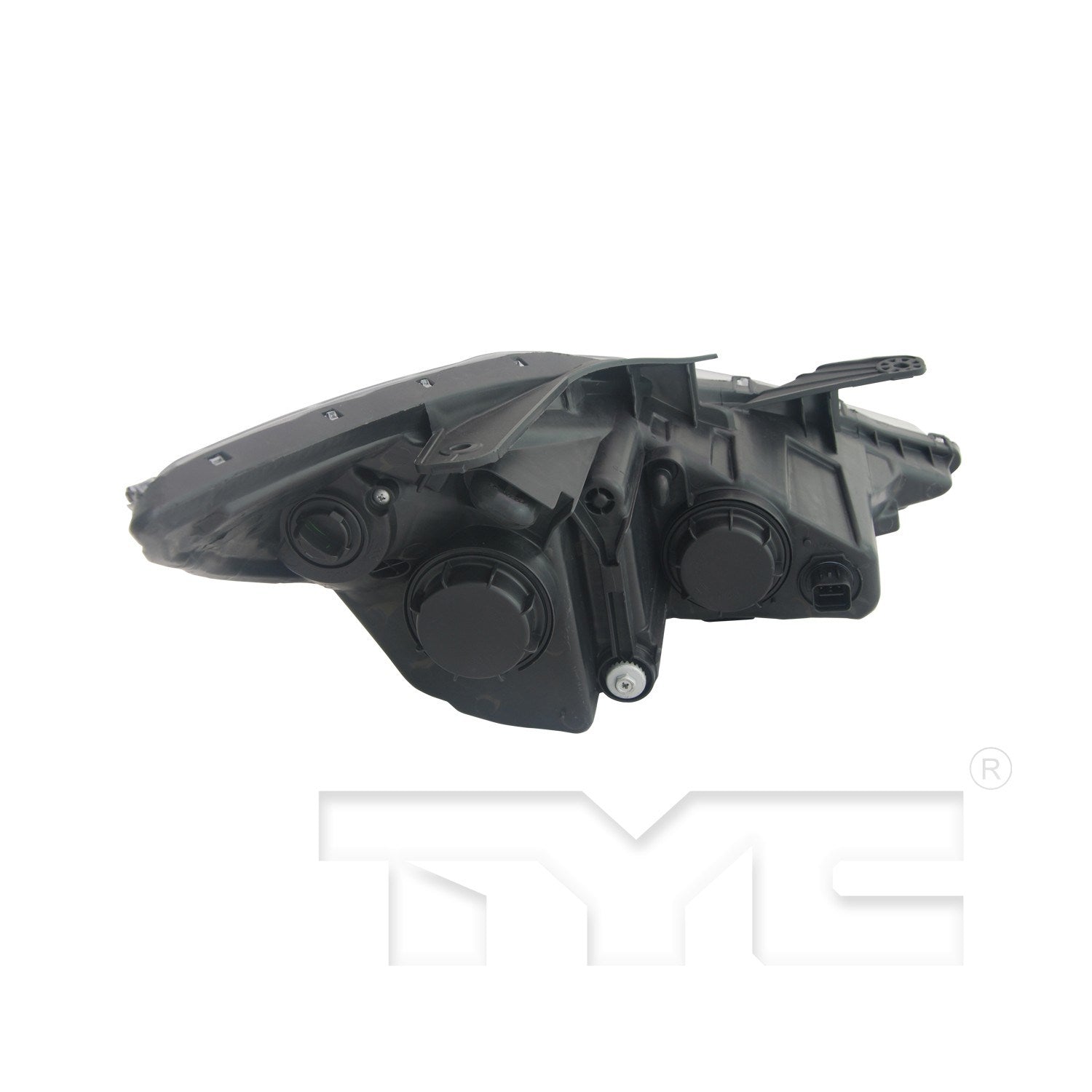 Back View of Left Headlight Assembly TYC 20-9256-00-9