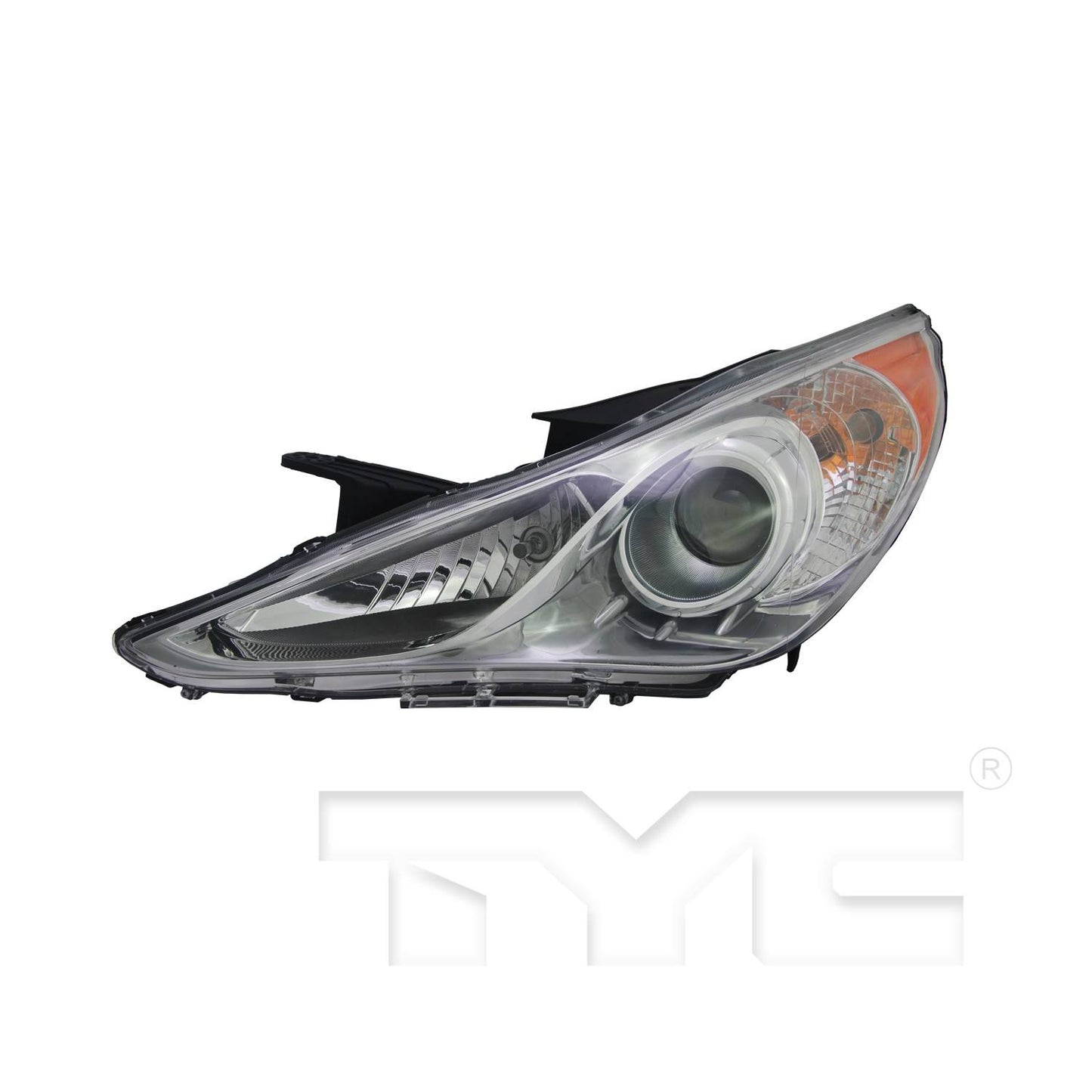 Front View of Left Headlight Assembly TYC 20-9256-00-9