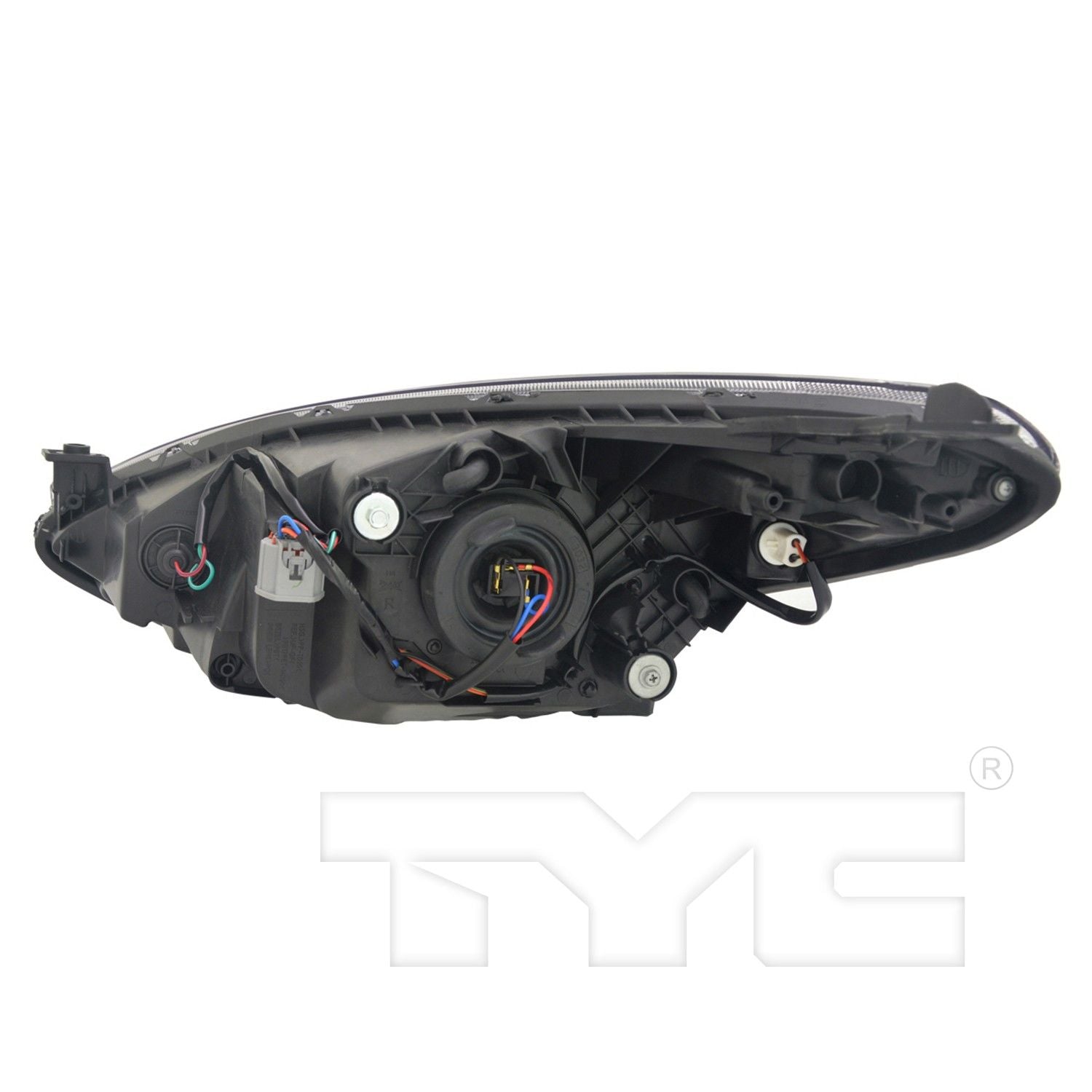 Back View of Right Headlight Assembly TYC 20-9301-00