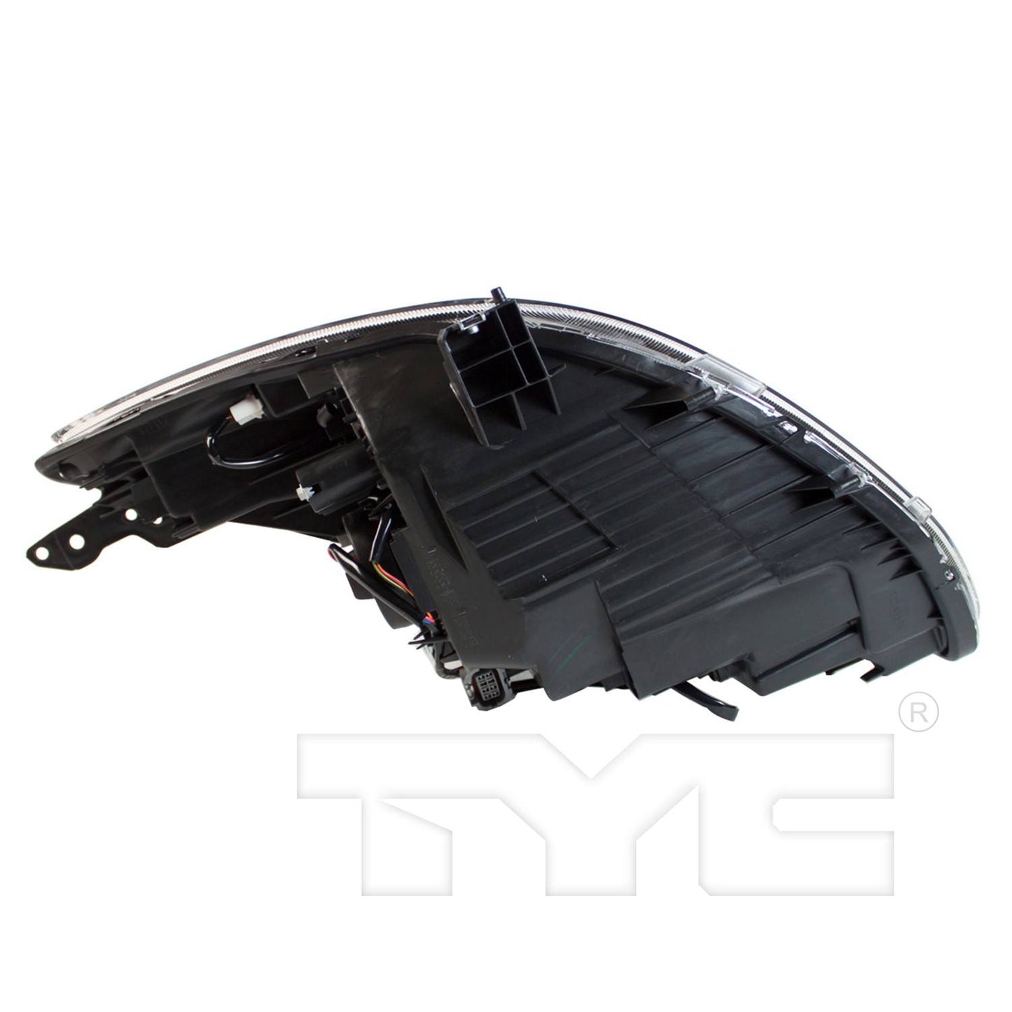 Bottom View of Right Headlight Assembly TYC 20-9301-00