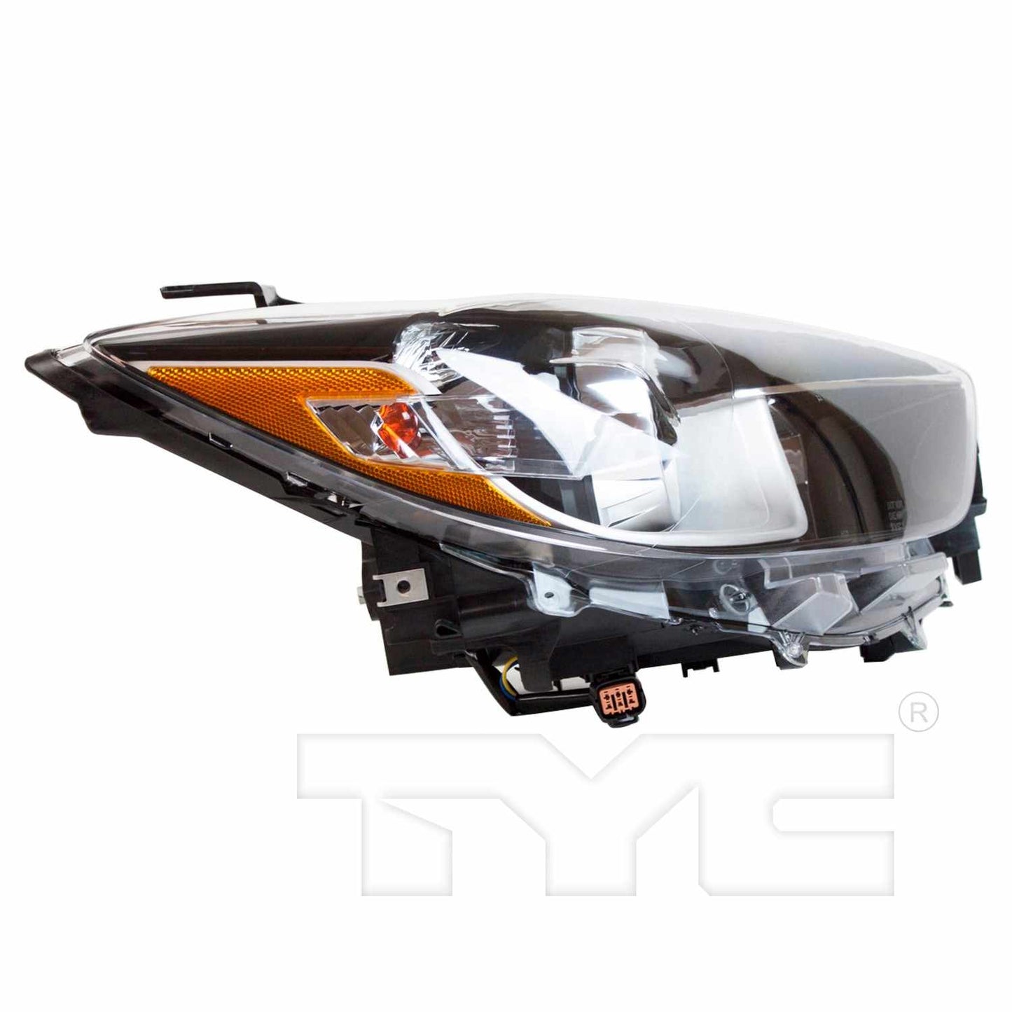 Side View of Right Headlight Assembly TYC 20-9309-00