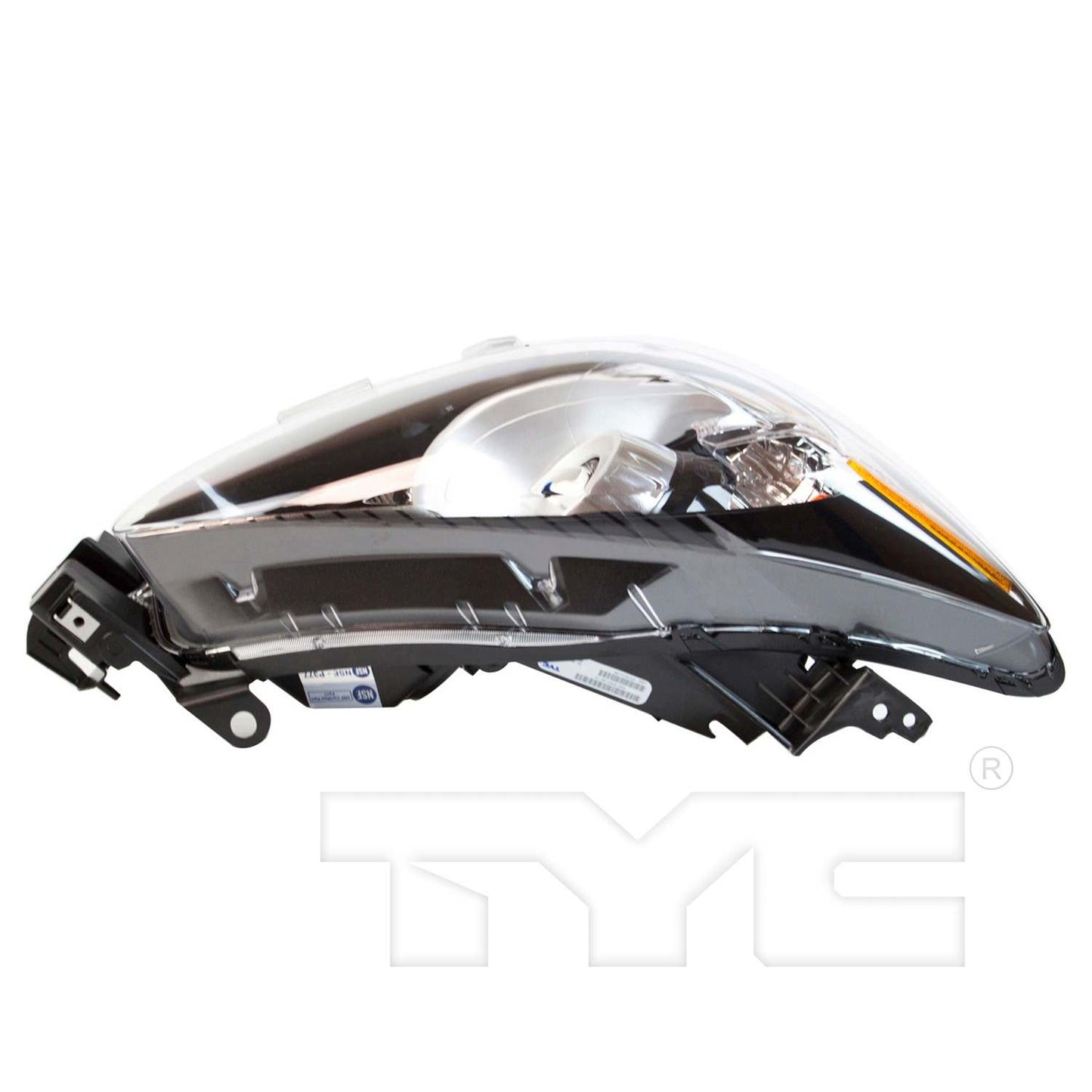 Top View of Right Headlight Assembly TYC 20-9309-00