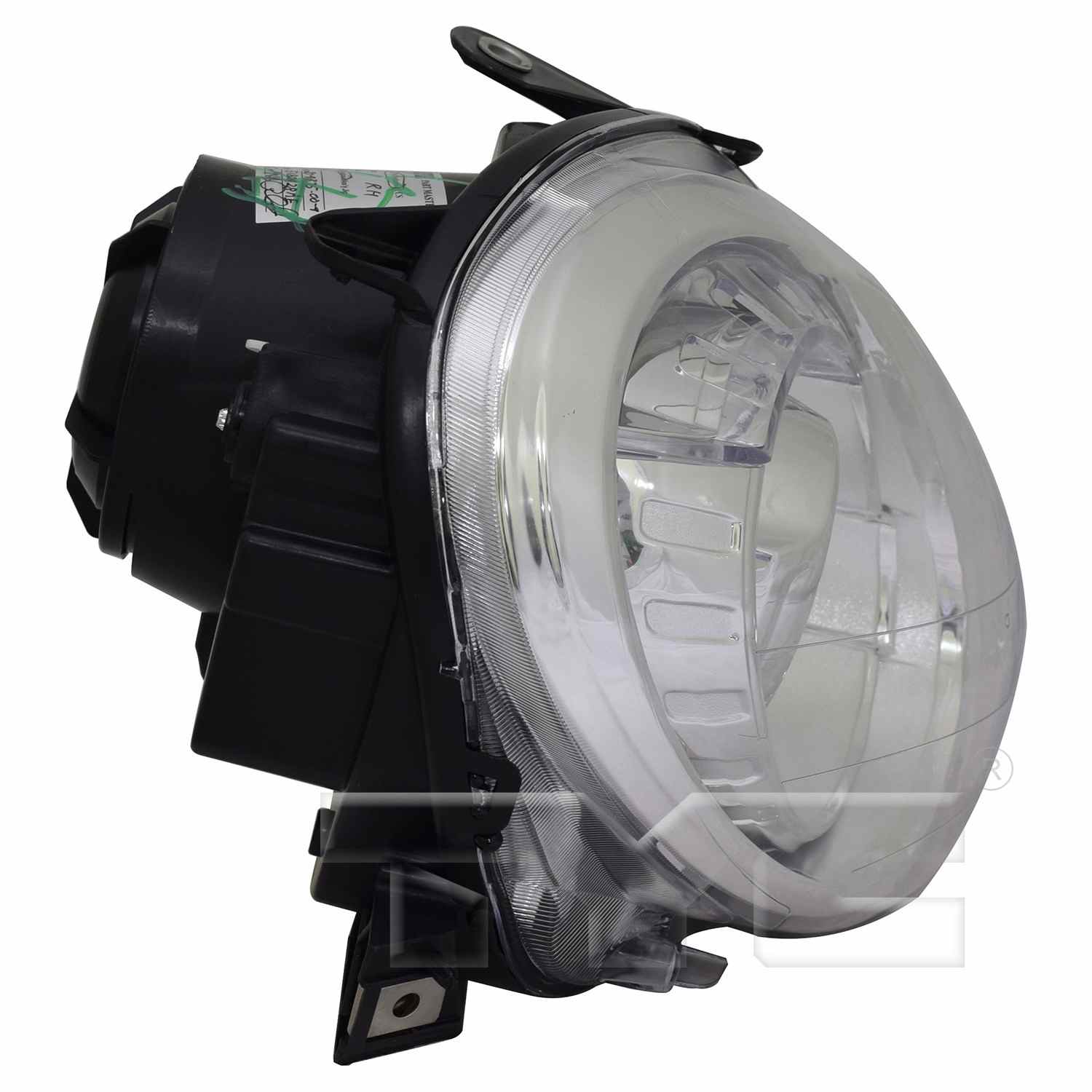 Side View of Headlight Assembly TYC 20-9375-00