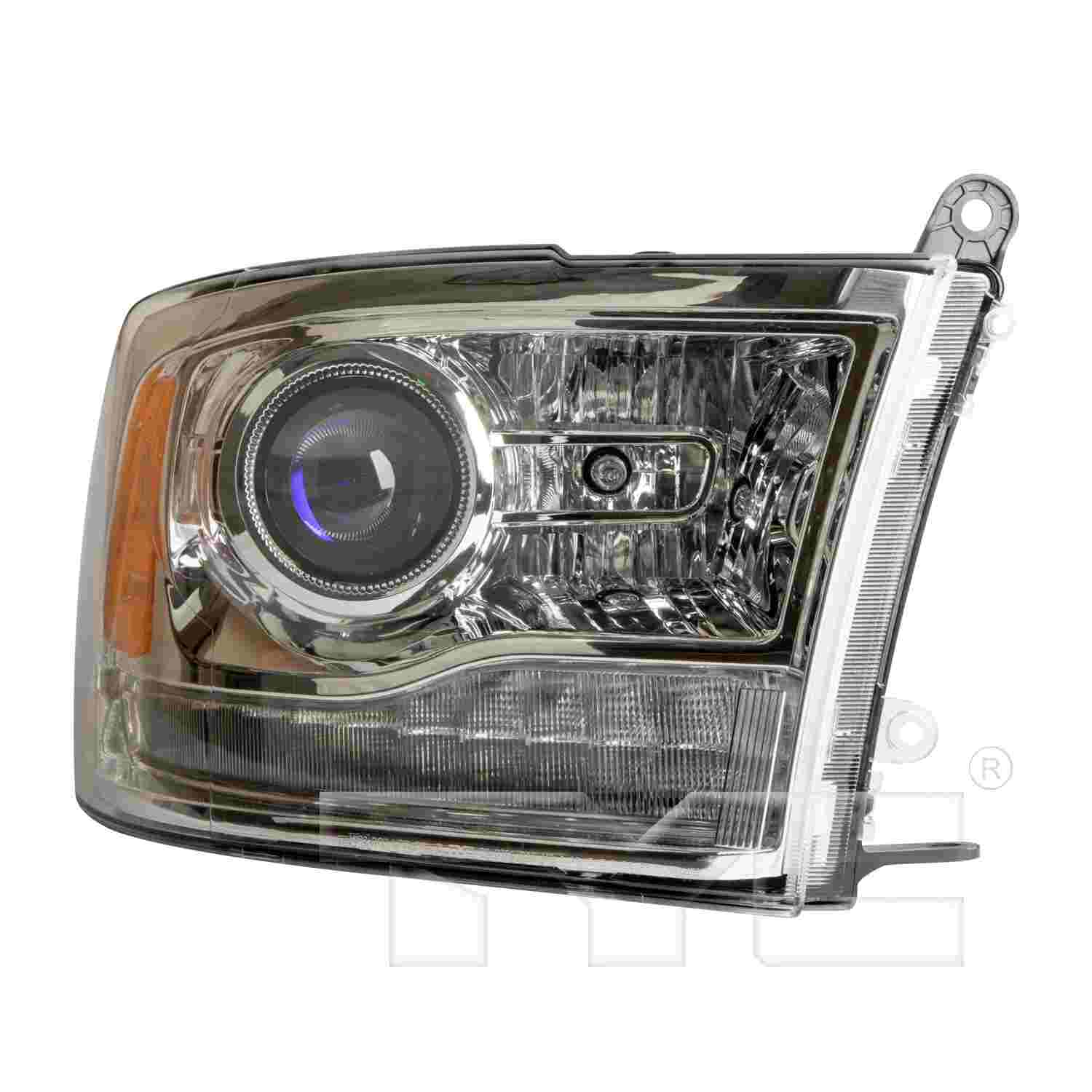 Front View of Right Headlight Assembly TYC 20-9391-00