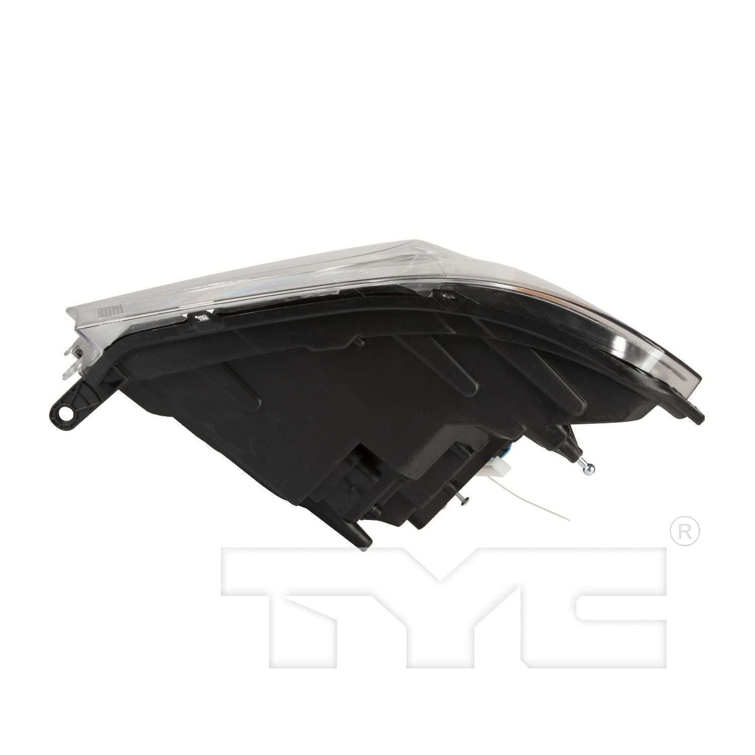 Bottom View of Left Headlight Assembly TYC 20-9392-00