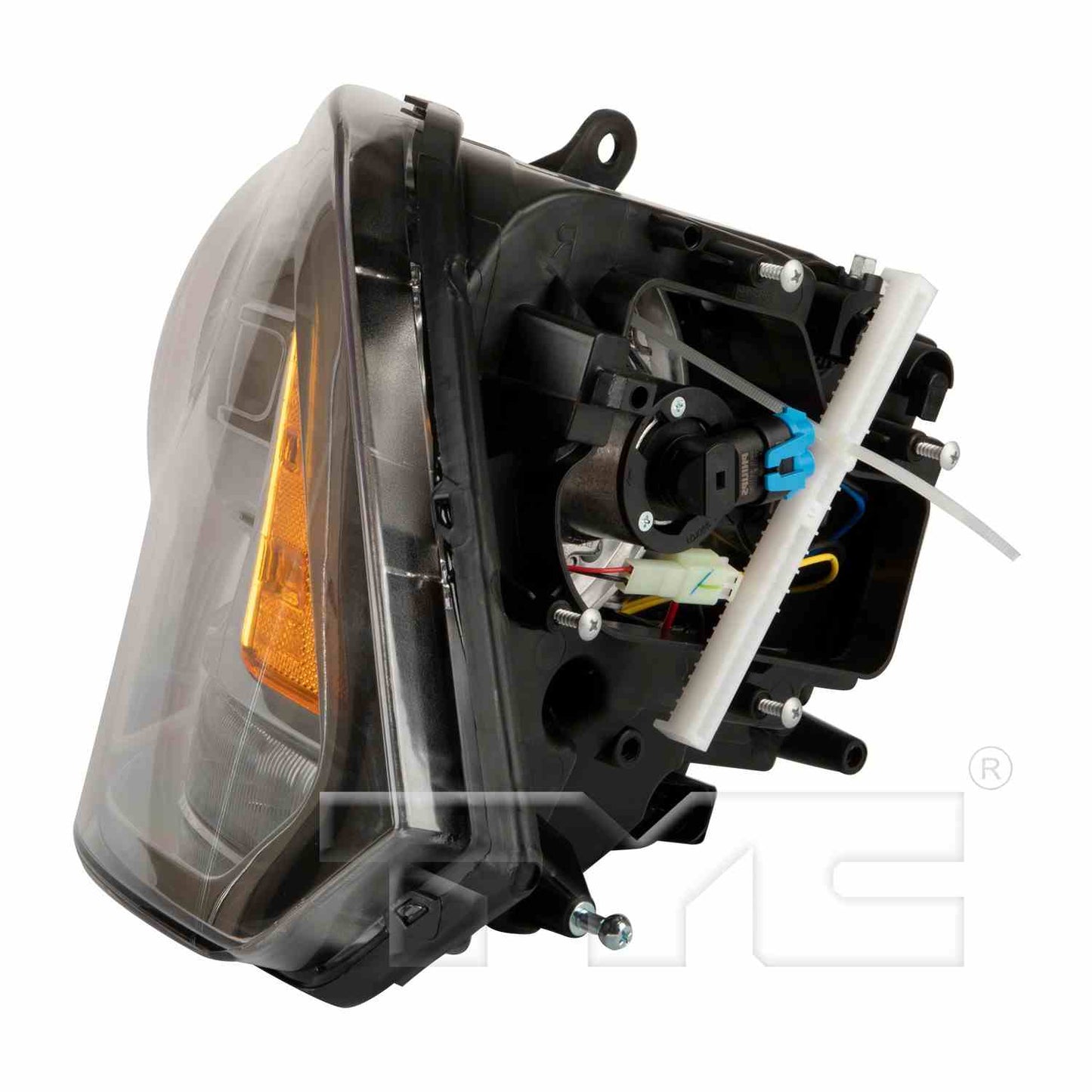 Side View of Left Headlight Assembly TYC 20-9392-00