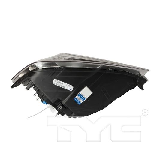 Top View of Left Headlight Assembly TYC 20-9392-00