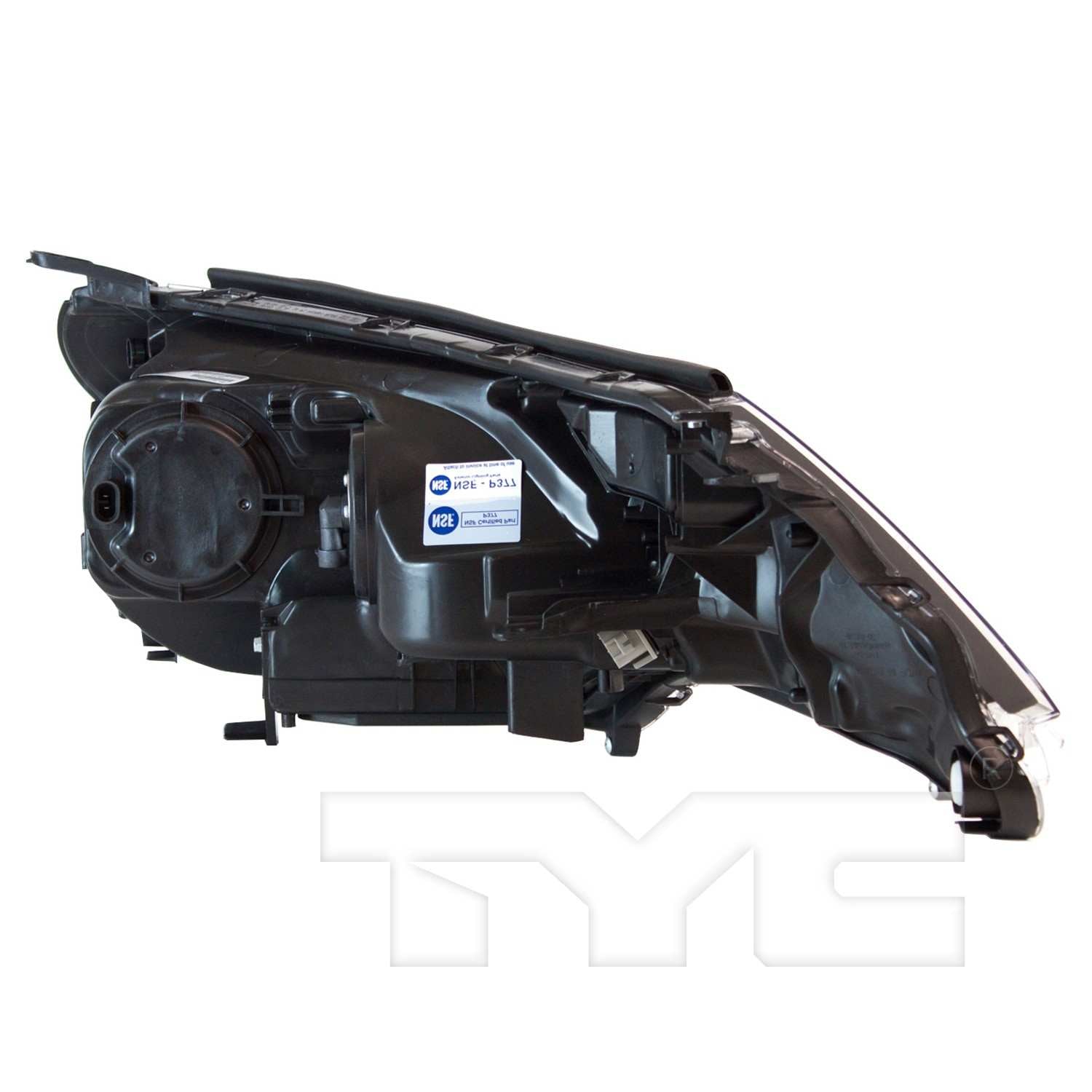 Angle View of Headlight Assembly TYC 20-9422-00