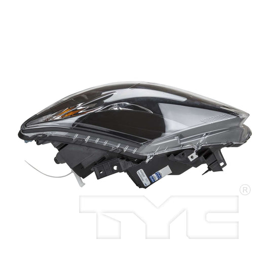 Top View of Left Headlight Assembly TYC 20-9424-00