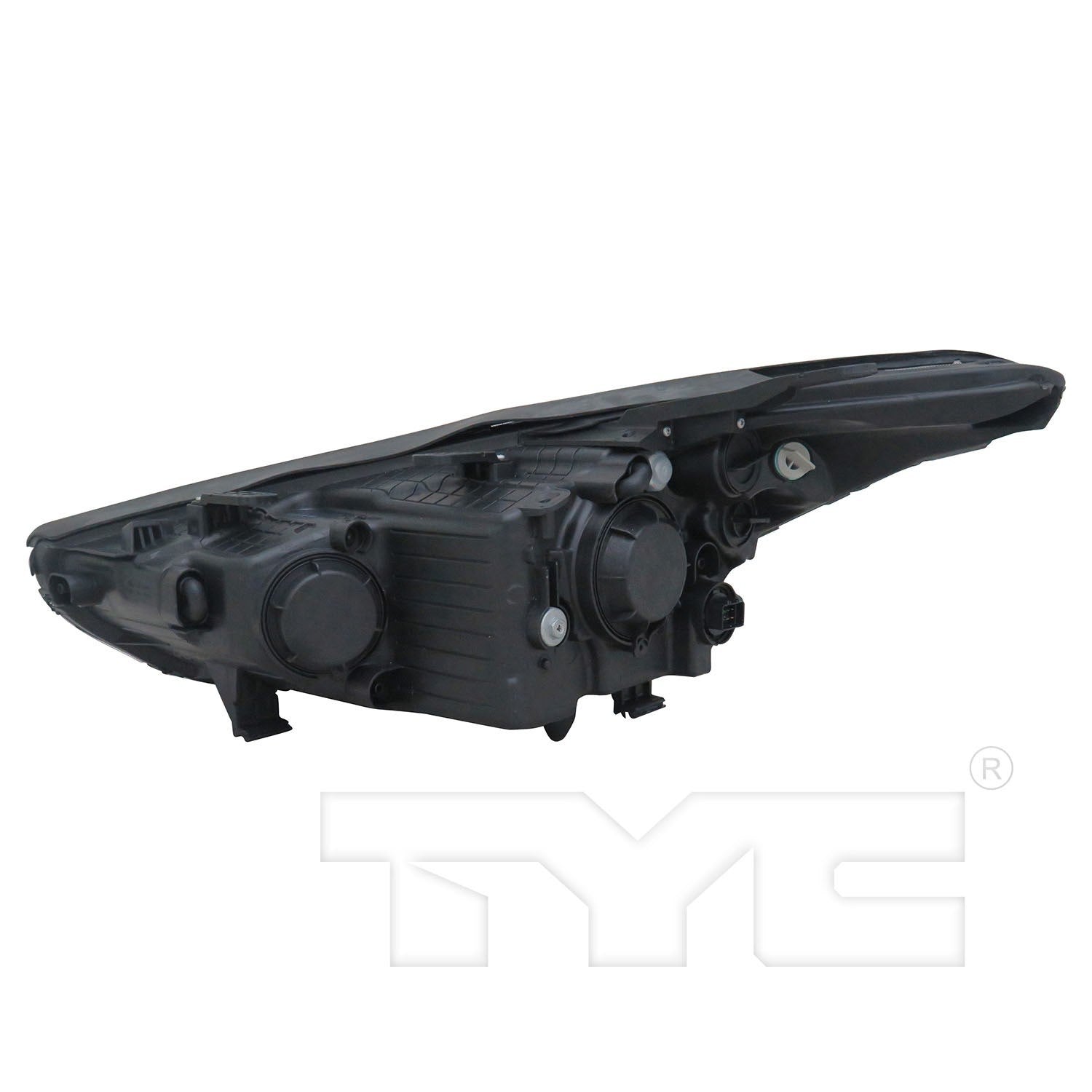 Back View of Right Headlight Assembly TYC 20-9447-00-9