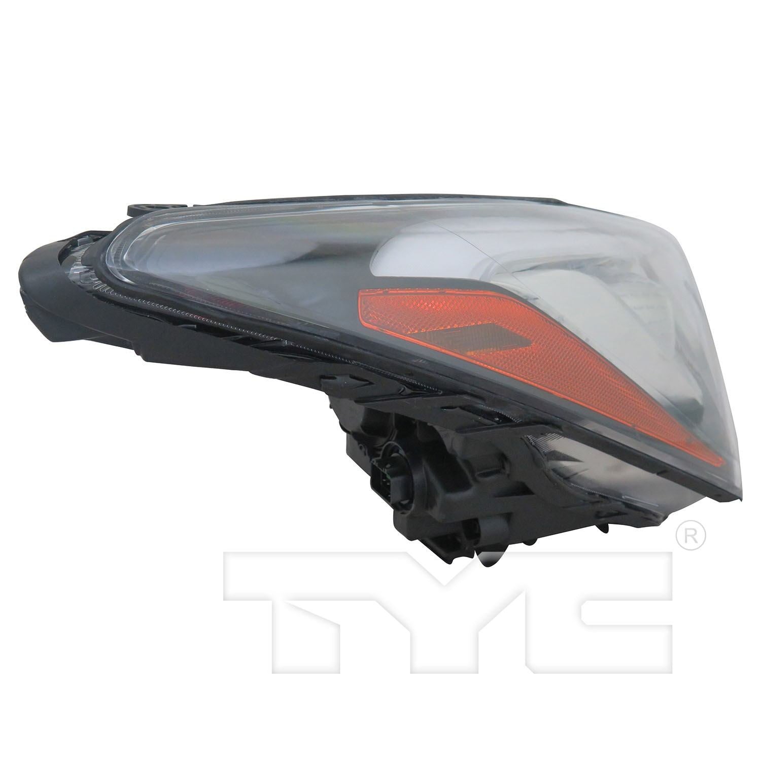 Side View of Right Headlight Assembly TYC 20-9447-00-9