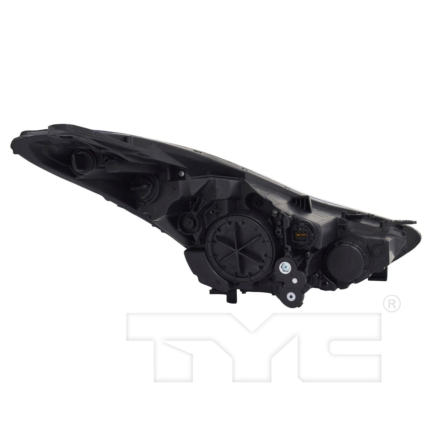 Back View of Left Headlight Assembly TYC 20-9454-00-9