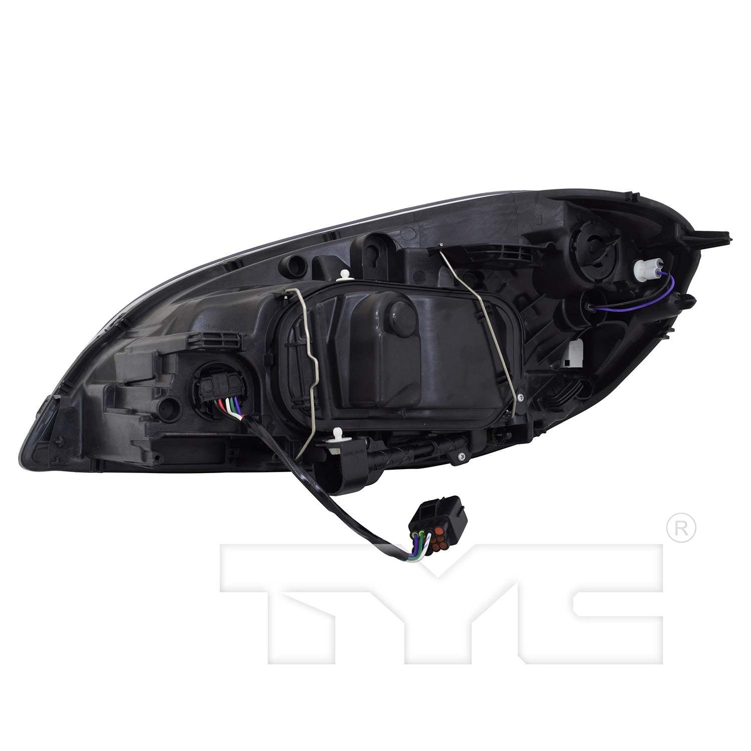 Back View of Right Headlight Assembly TYC 20-9463-00-9