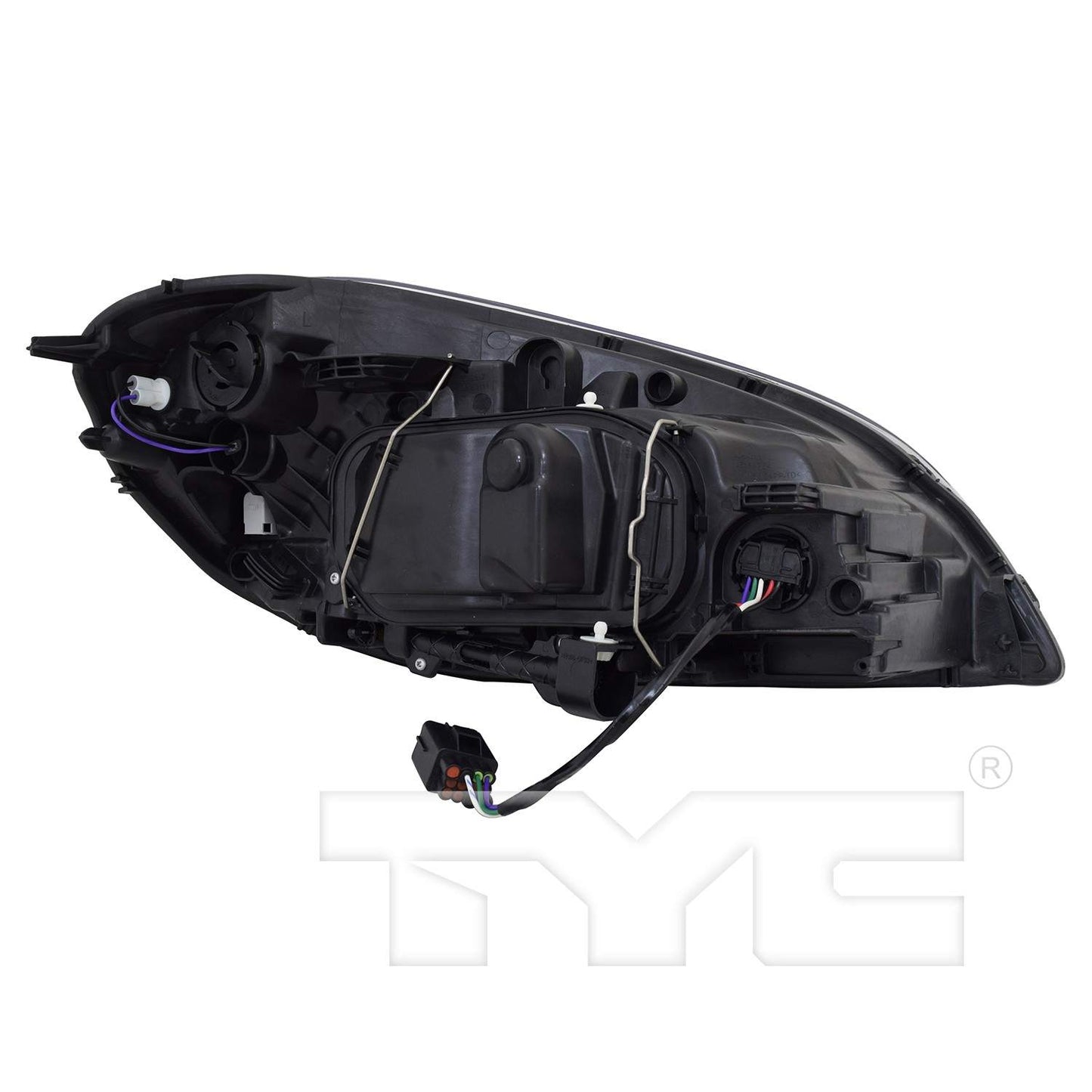 Back View of Left Headlight Assembly TYC 20-9464-00-9