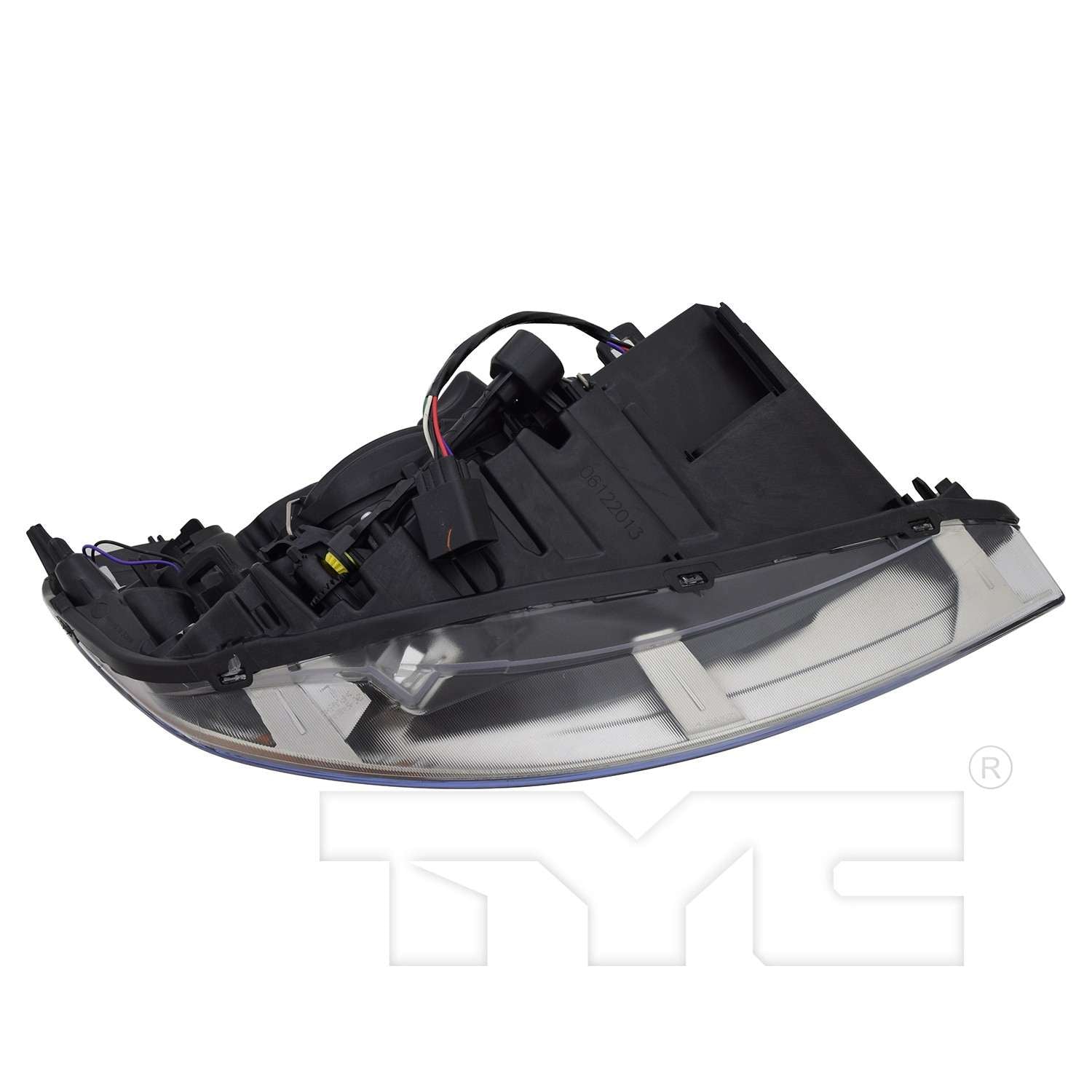 Bottom View of Left Headlight Assembly TYC 20-9464-00-9