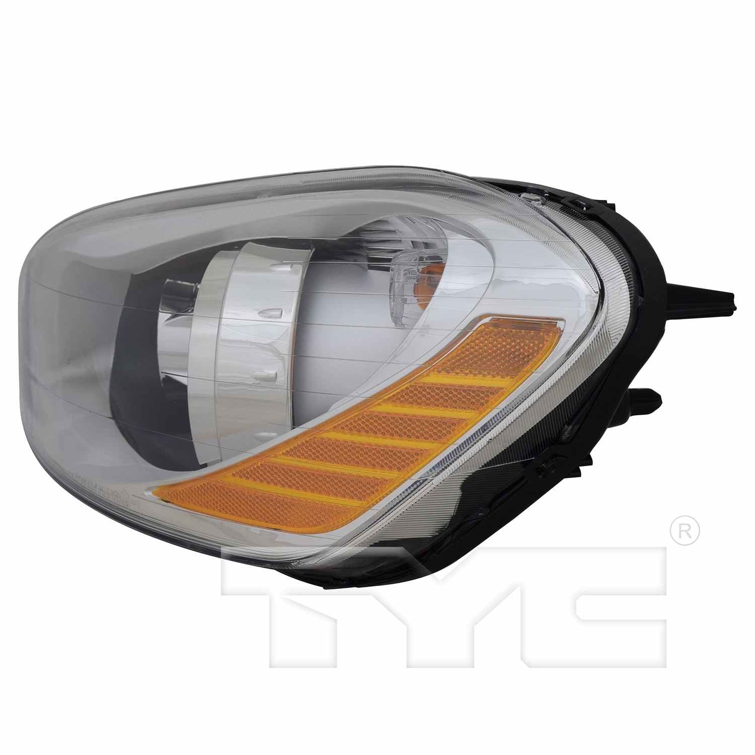 Side View of Left Headlight Assembly TYC 20-9464-00-9