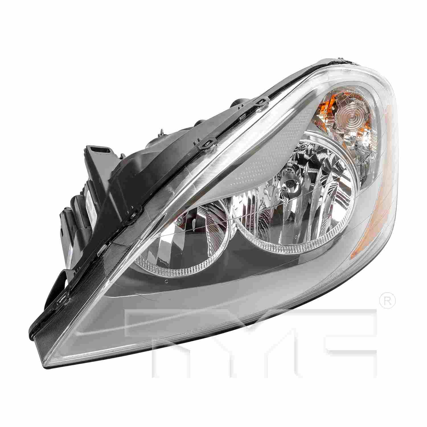 Front View of Left Headlight Assembly TYC 20-9464-00