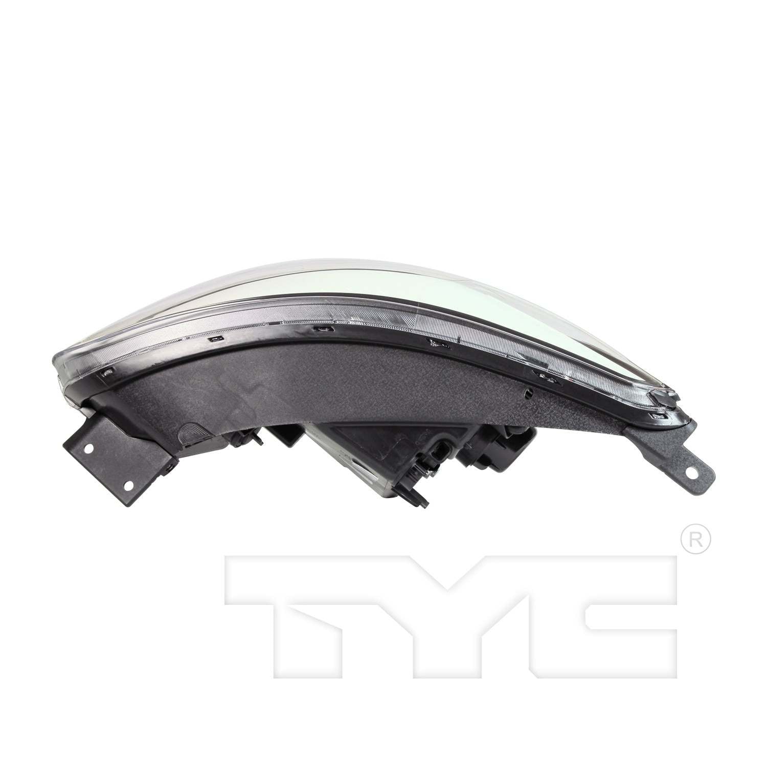 Top View of Right Headlight Assembly TYC 20-9515-00