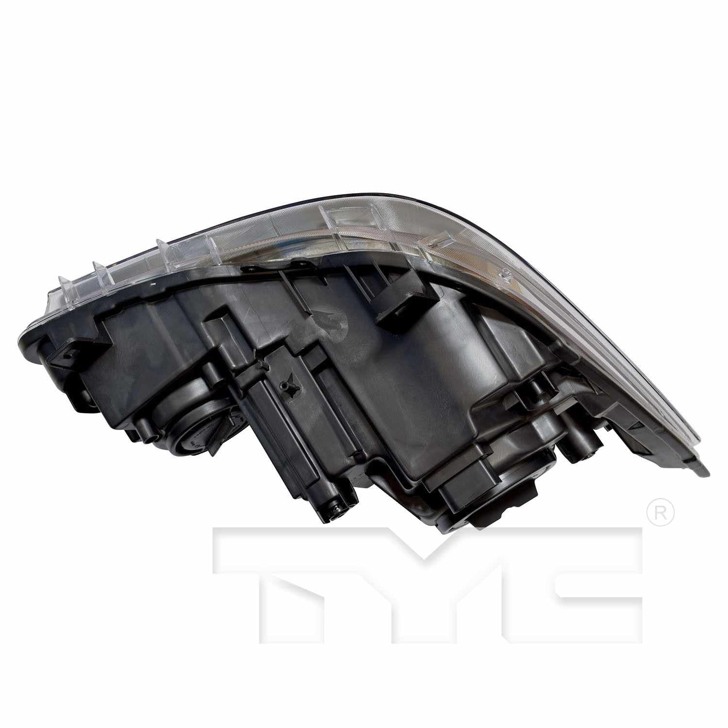 Bottom View of Left Headlight Assembly TYC 20-9534-00