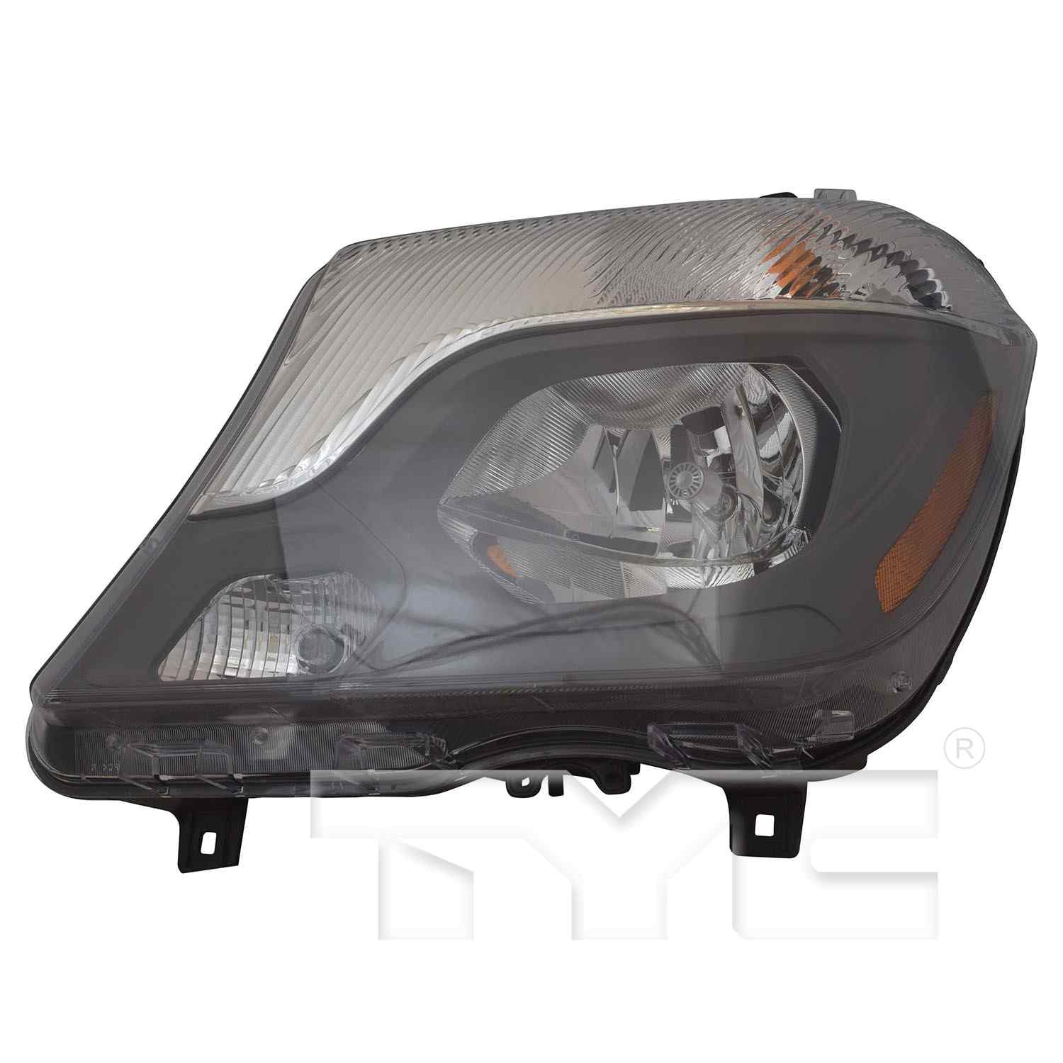 Front View of Left Headlight Assembly TYC 20-9534-00