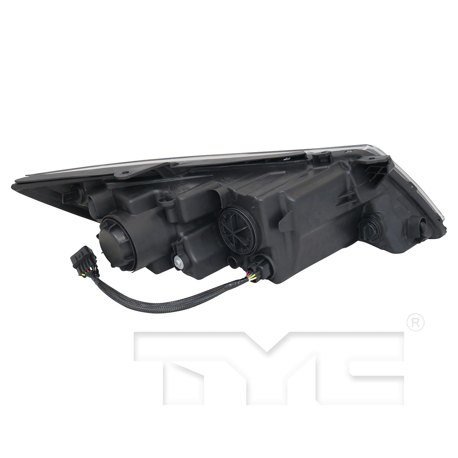 Back View of Left Headlight Assembly TYC 20-9604-00