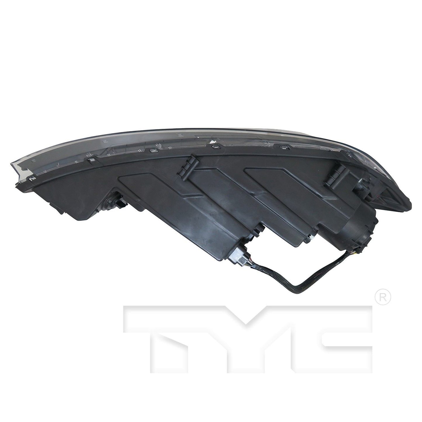 Bottom View of Left Headlight Assembly TYC 20-9604-00