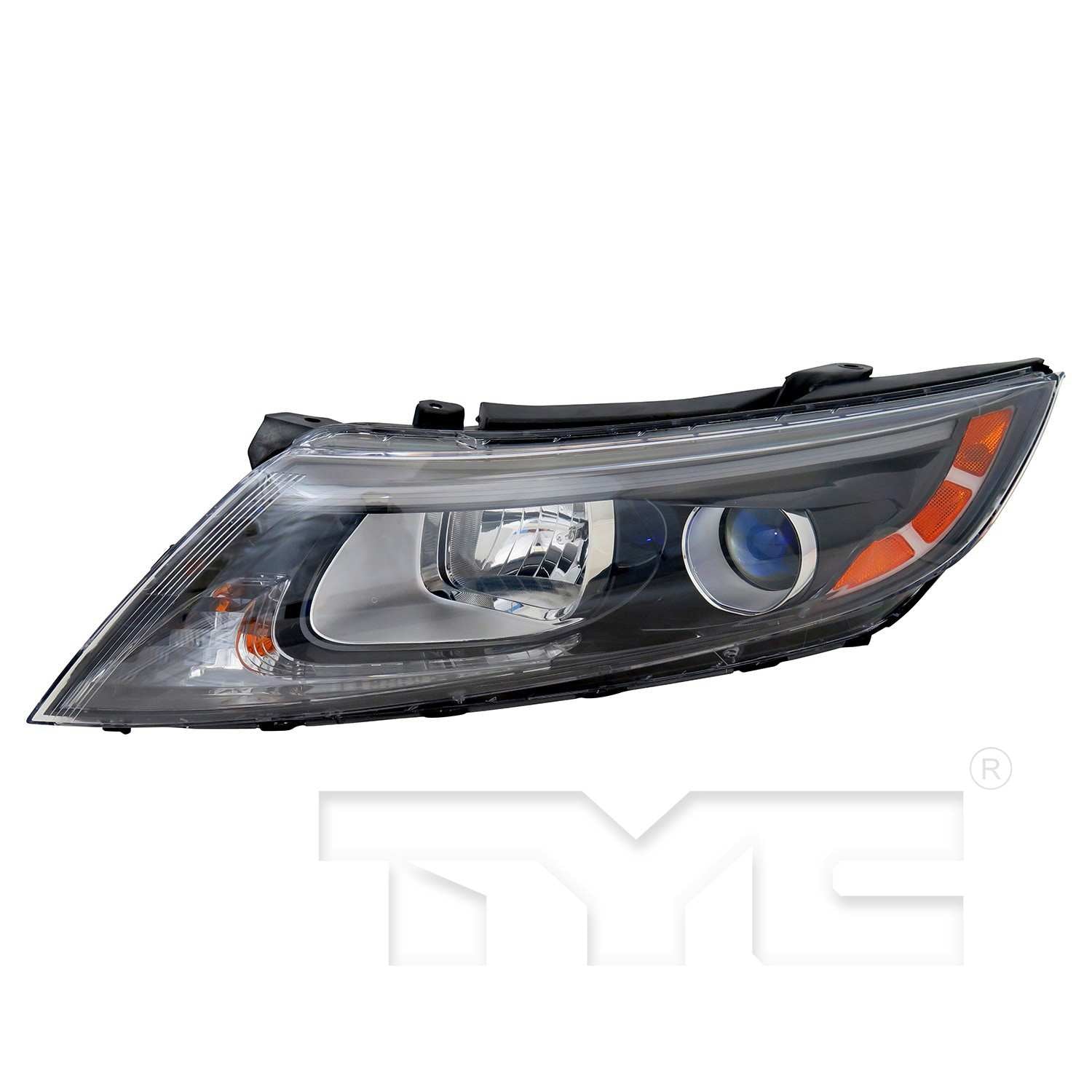 Front View of Left Headlight Assembly TYC 20-9604-00