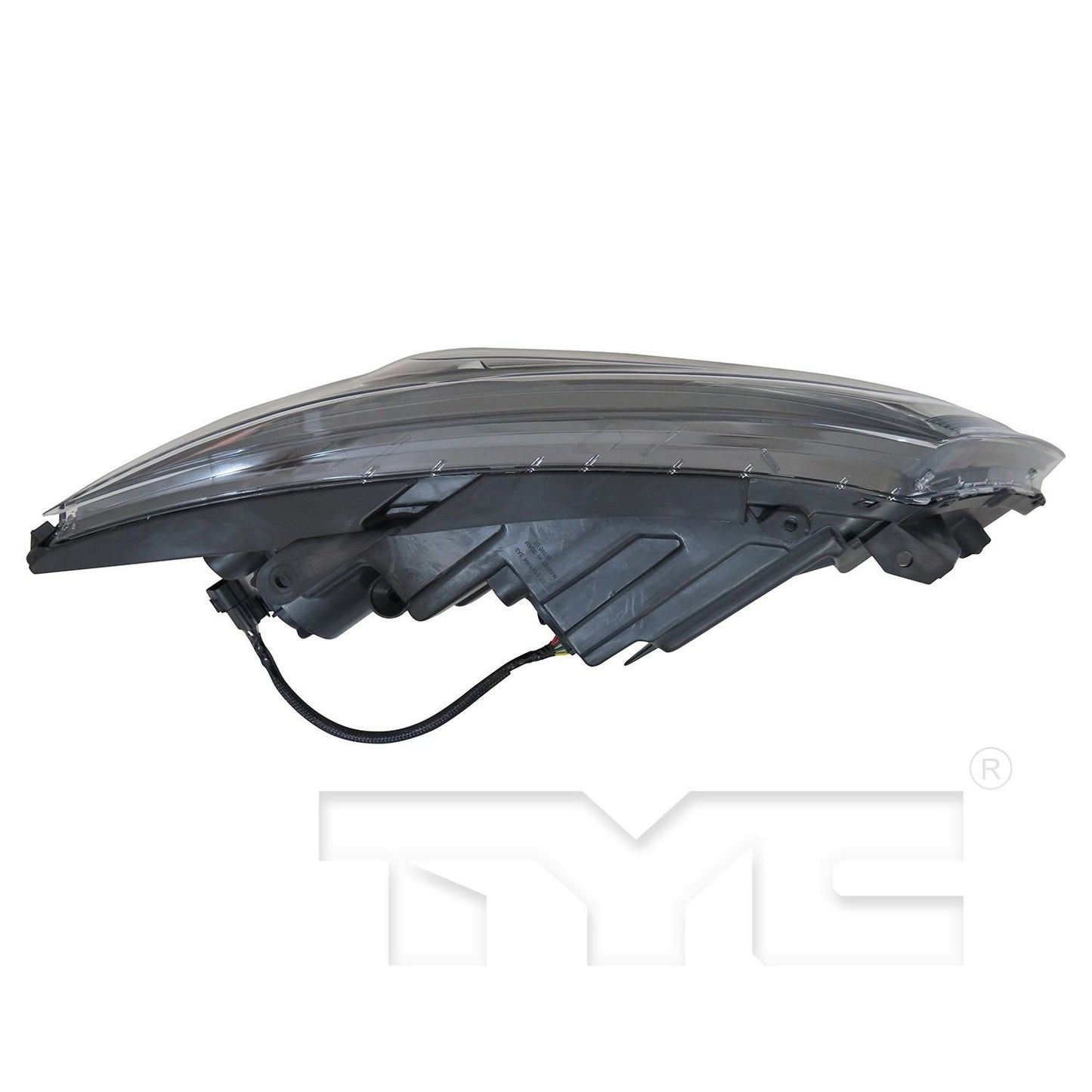 Top View of Left Headlight Assembly TYC 20-9604-00