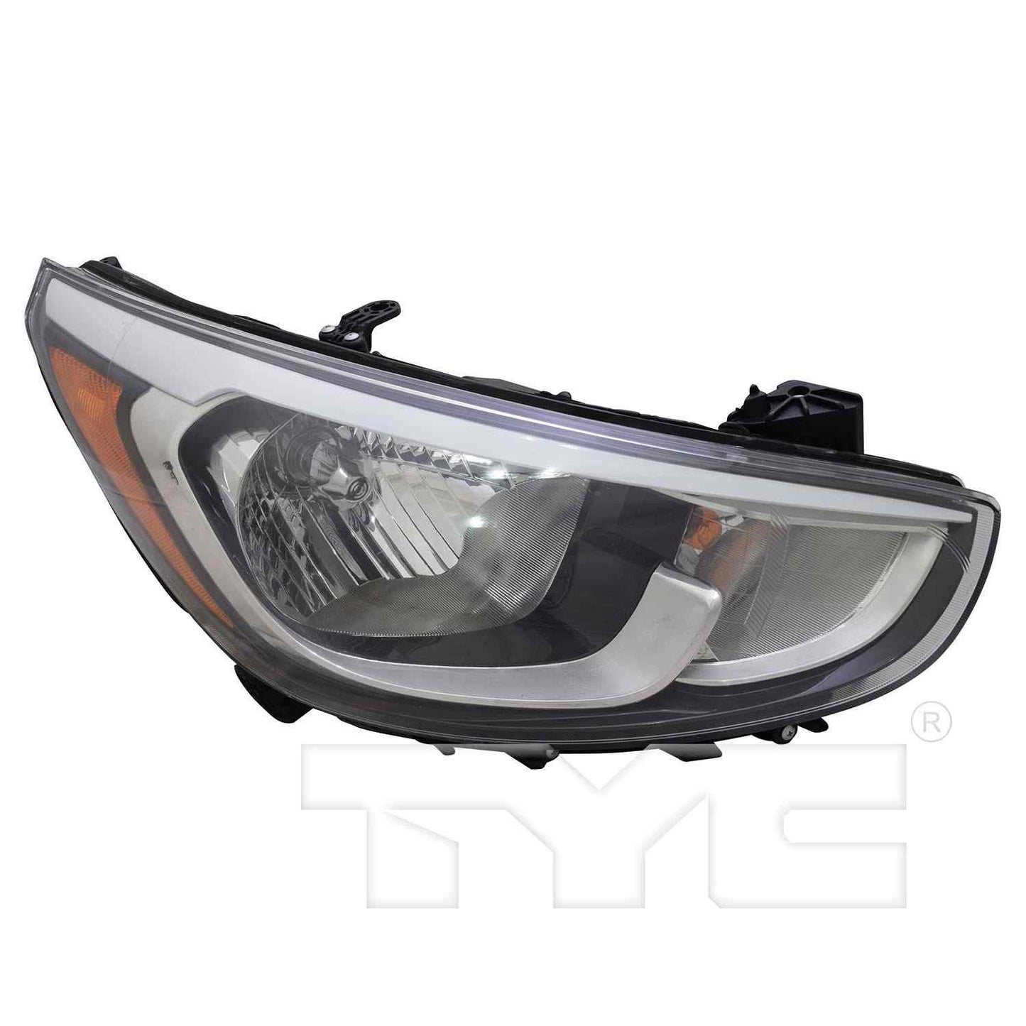 Front View of Right Headlight Assembly TYC 20-9717-00