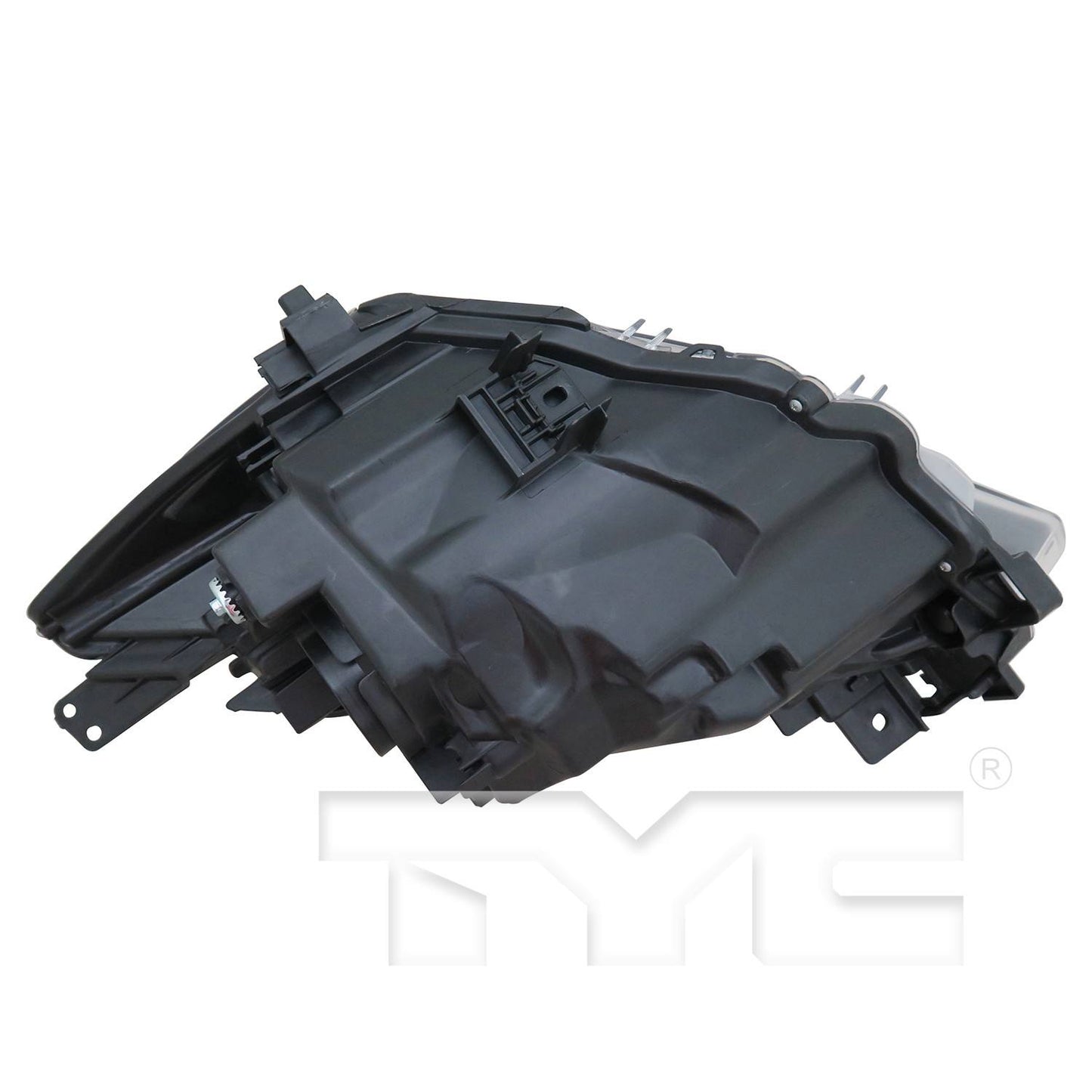 Bottom View of Right Headlight Assembly TYC 20-9743-01-9