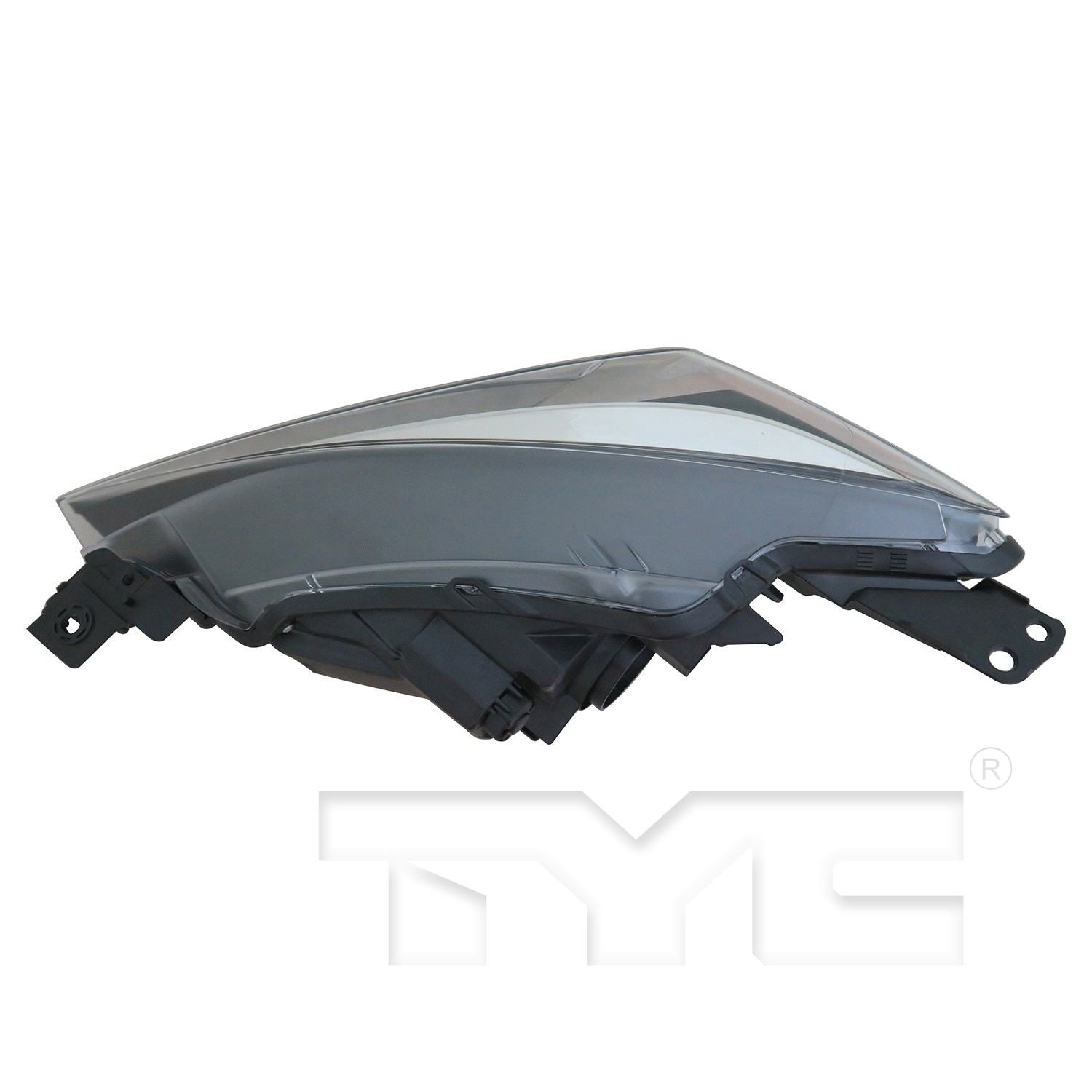 Top View of Right Headlight Assembly TYC 20-9743-01-9