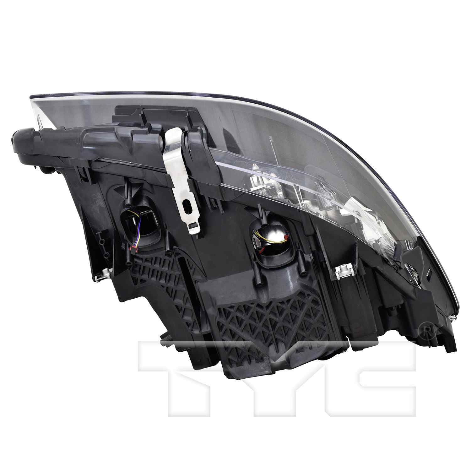 Bottom View of Left Headlight Assembly TYC 20-9768-01