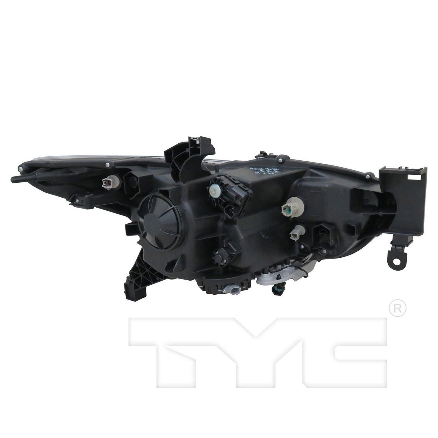 Back View of Left Headlight Assembly TYC 20-9772-00-9