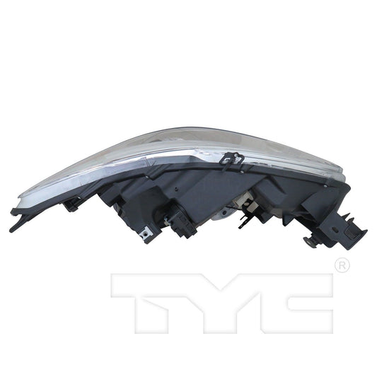 Top View of Left Headlight Assembly TYC 20-9772-00-9