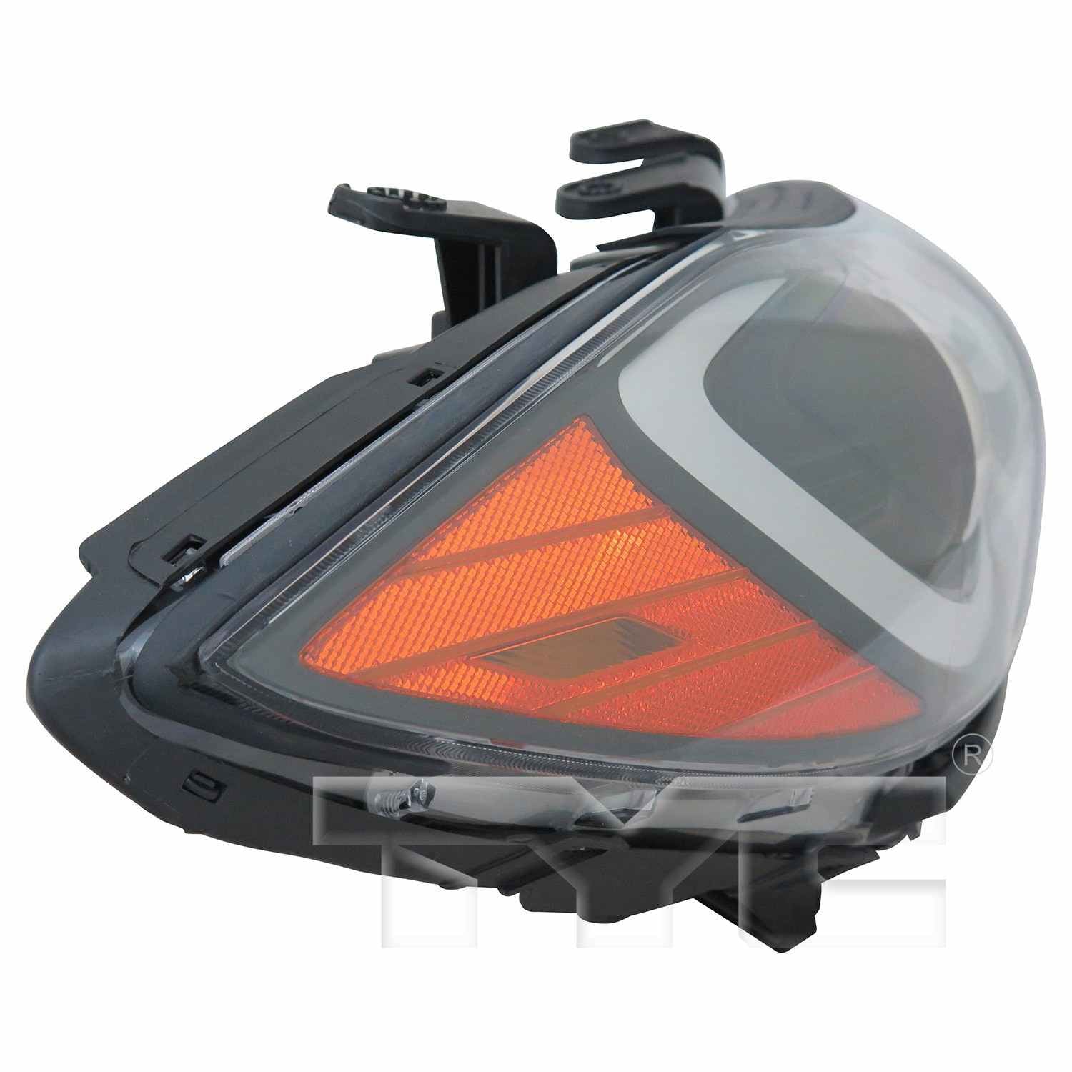 Angle View of Left Headlight Assembly TYC 20-9808-90-9