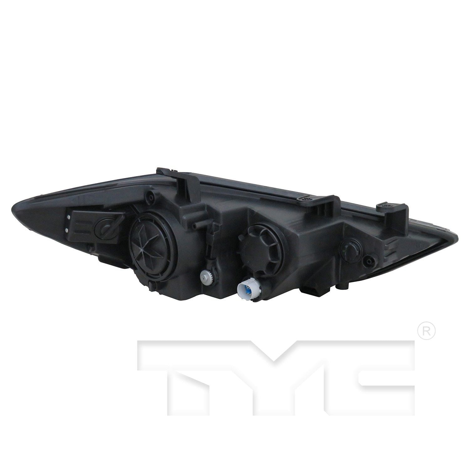 Back View of Left Headlight Assembly TYC 20-9808-90-9