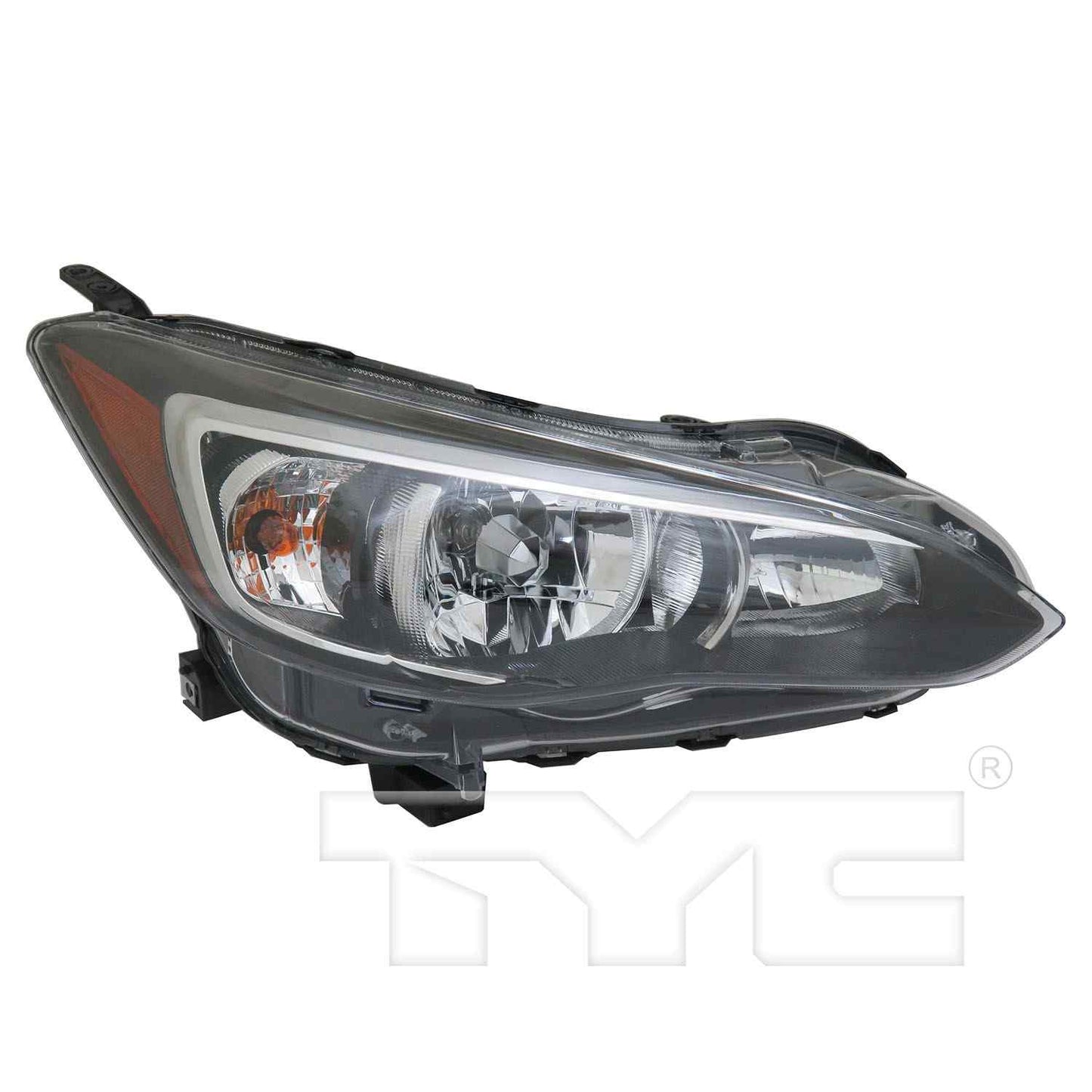 Front View of Right Headlight Assembly TYC 20-9931-00-9