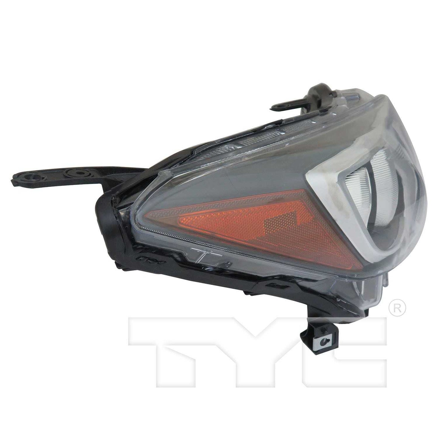 Side View of Right Headlight Assembly TYC 20-9931-00-9