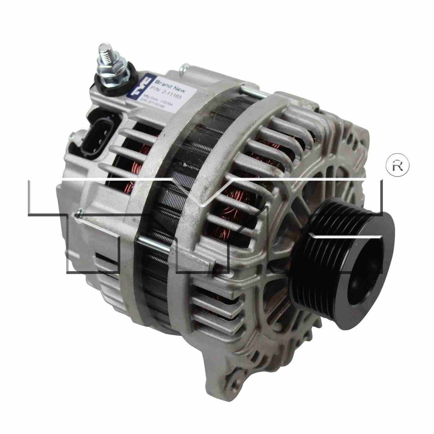 Side View of Alternator TYC 2-11165