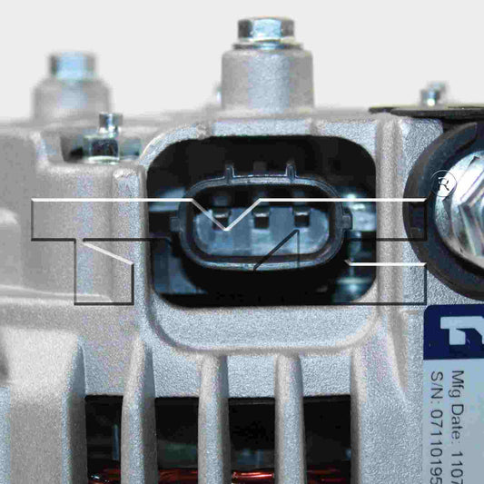 Top View of Alternator TYC 2-11165