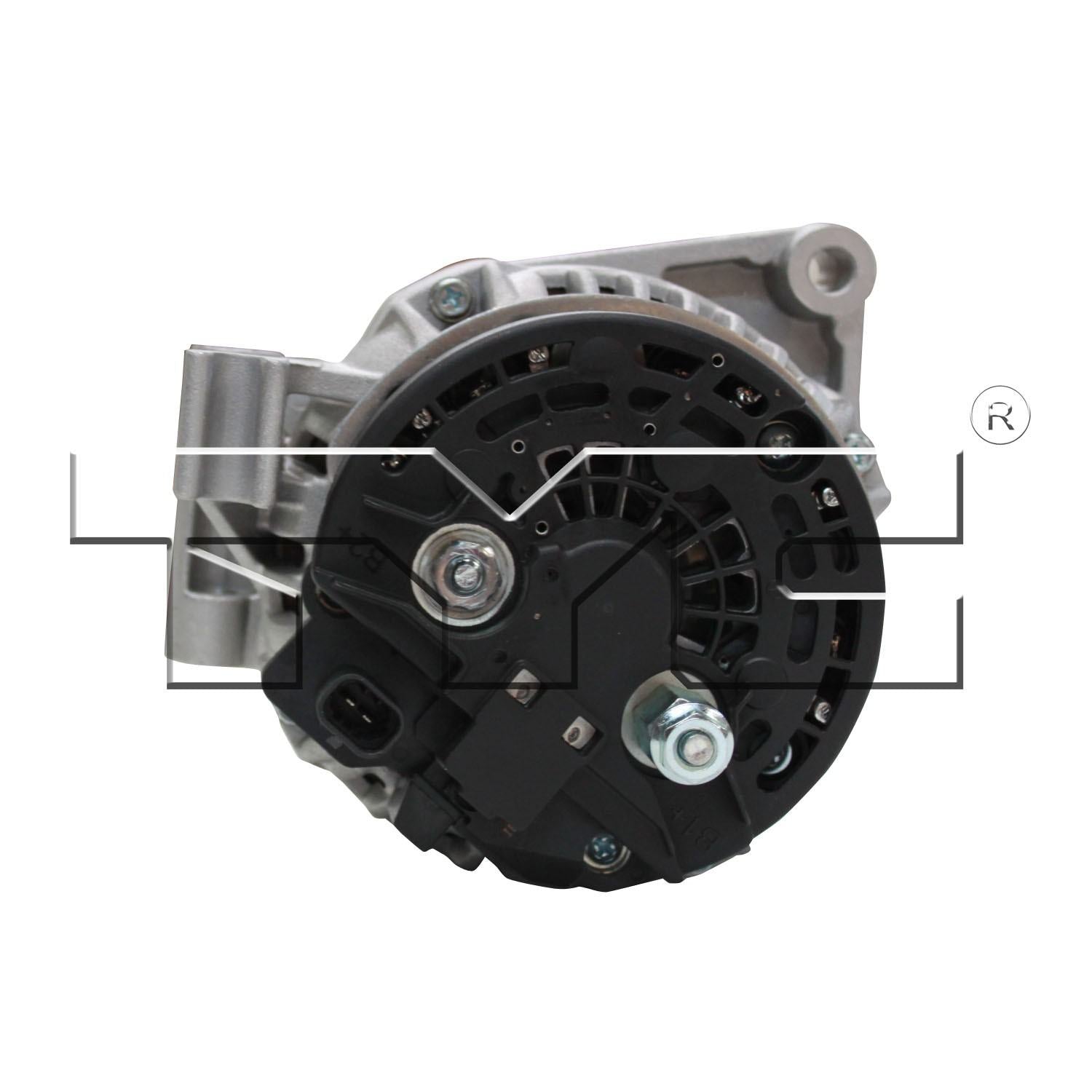 Connector View of Alternator TYC 2-11185