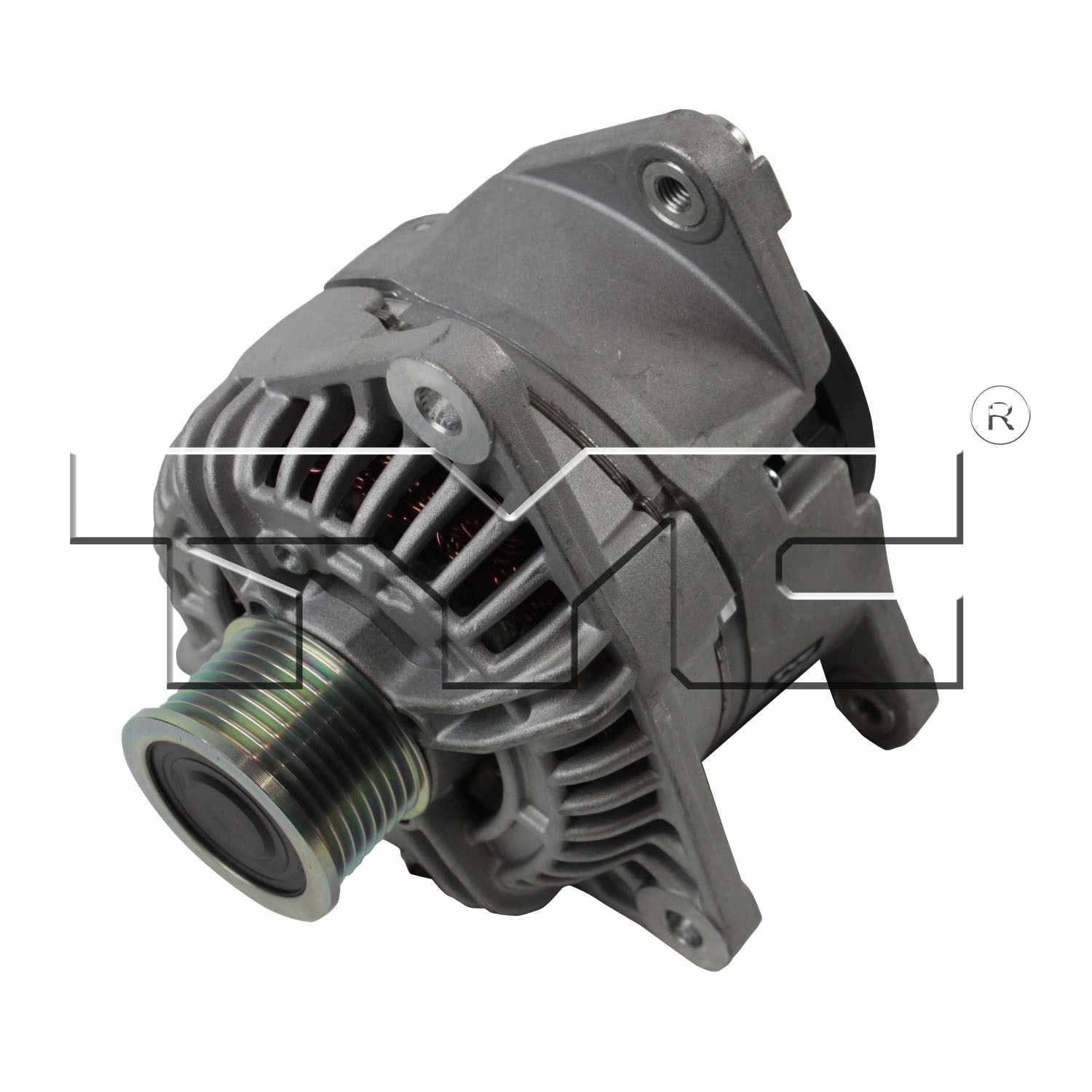 Connector View of Alternator TYC 2-11235