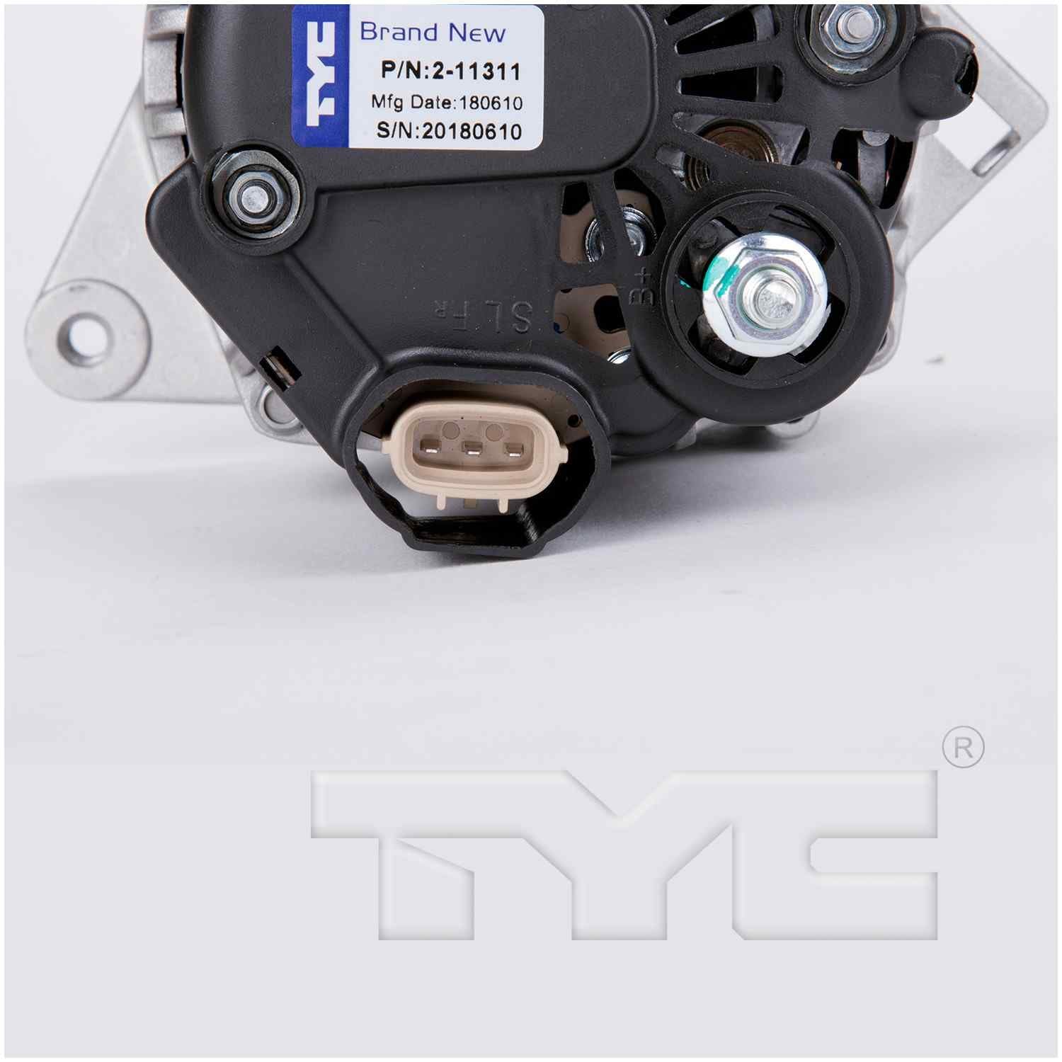 Top View of Alternator TYC 2-11311