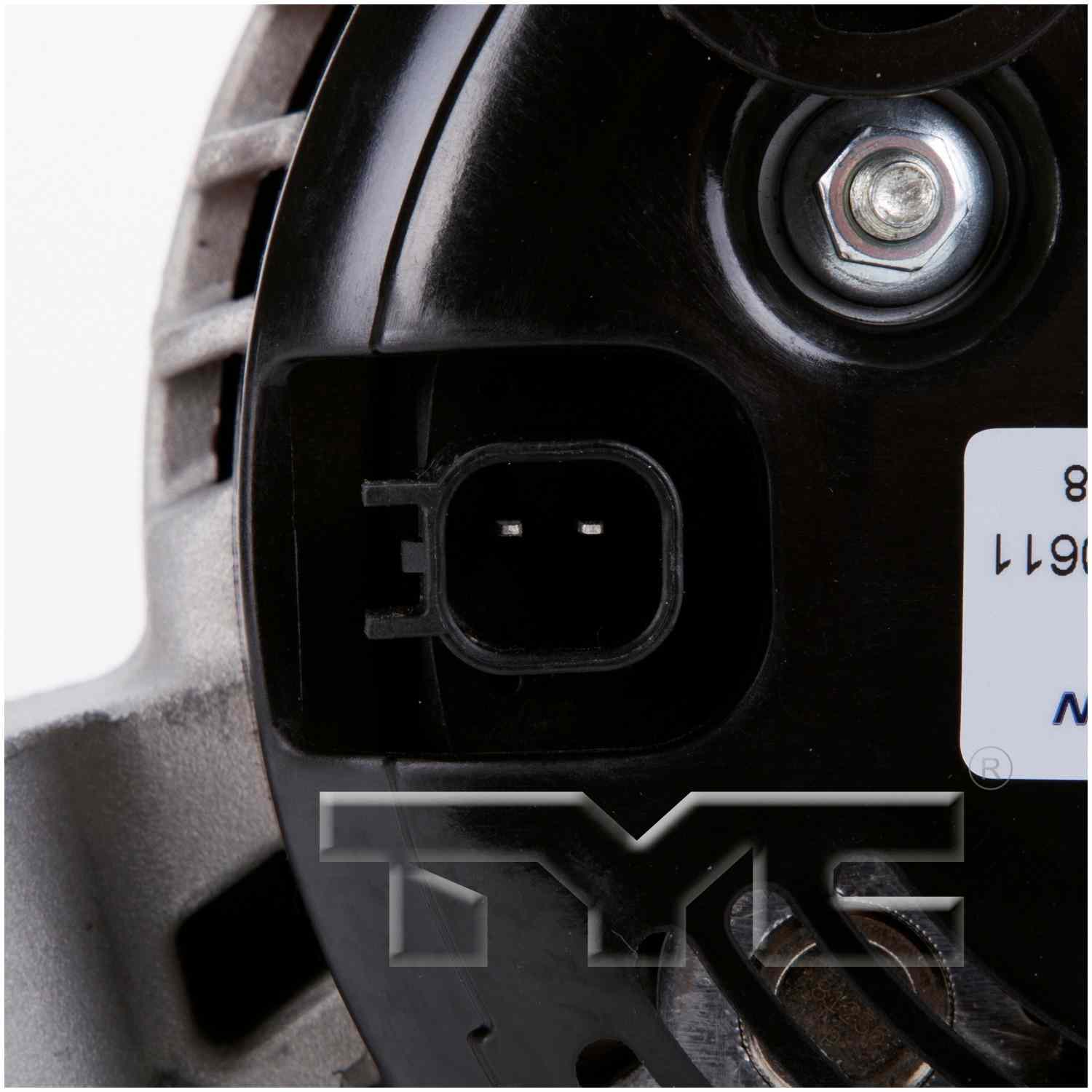 Connector View of Alternator TYC 2-11598